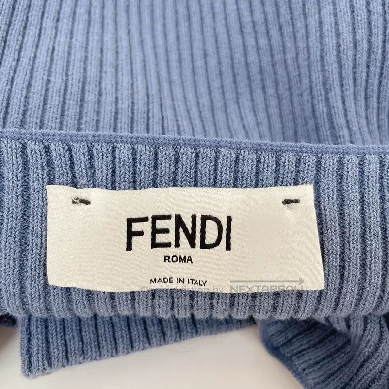 Fendi Fendi Blue knitted top Size S / US 4 / IT 40 - 5 Thumbnail