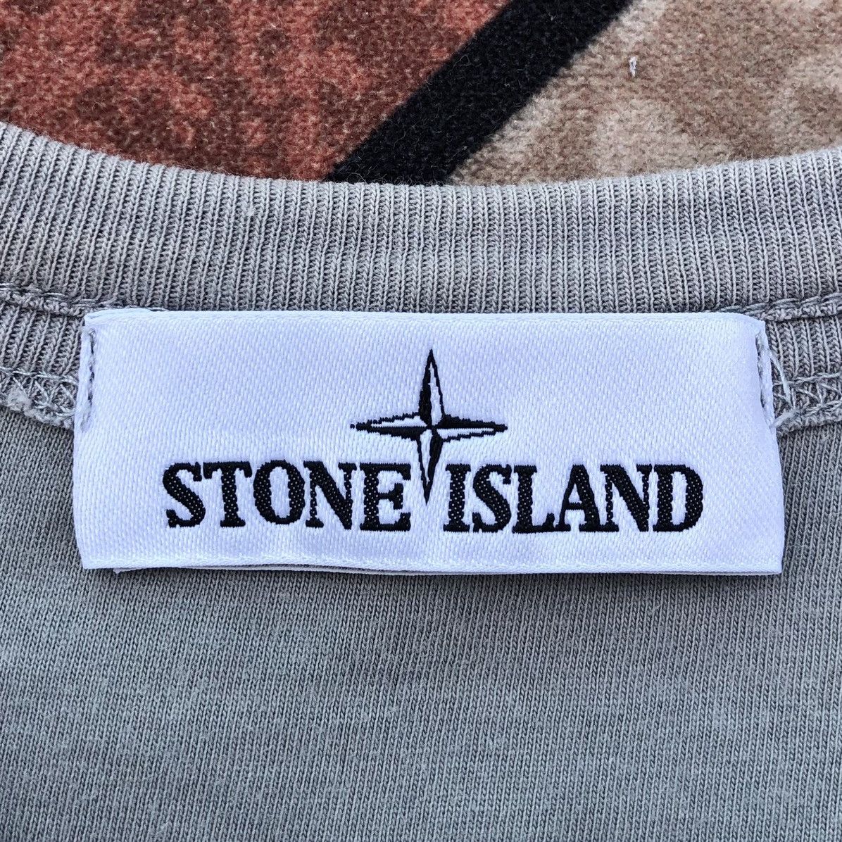 Stone Island Men’s V Neck Grey T shirt