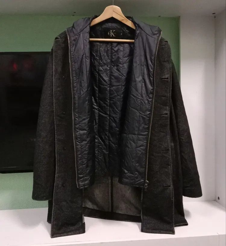 Calvin Klein Calvin Klein Wool Blend Mark Jacket Size US M / EU 48-50 / 2 - 8 Thumbnail