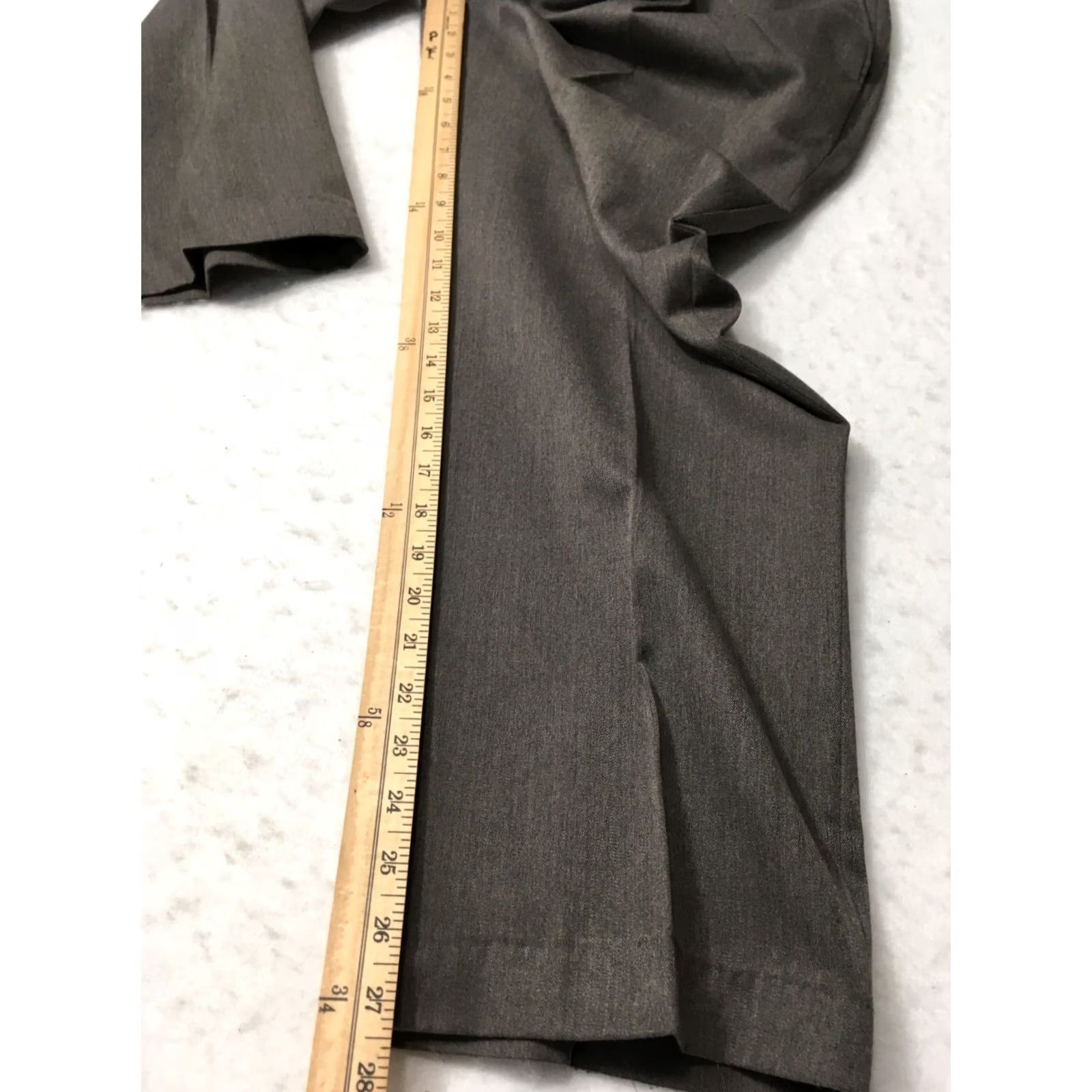 Vintage Louis Raphael Mens Pants 34 X 30 Gray Comfort Wedding Dress Slacks Size US 34 / EU 50 - 6 Thumbnail