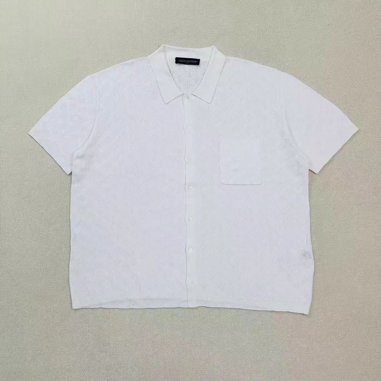 Louis Vuitton Louis Vuitton Monogram Hole Cutout Short Sleeve Shirt 4L Size US XXL / EU 58 / 5 - 1 Thumbnail