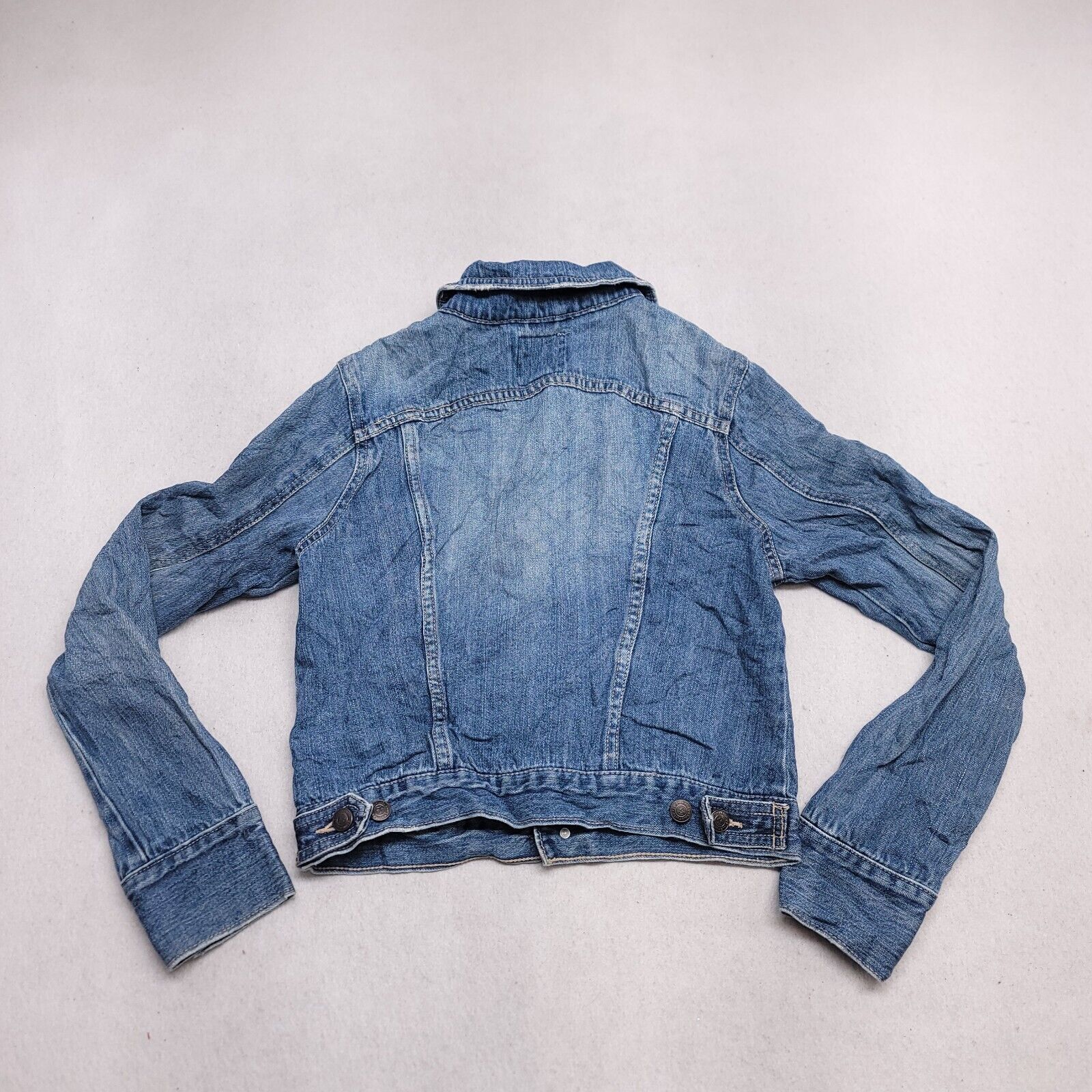 Aeropostale Aeropostale Button Up Denim Jean Jacket Womens Size M Blue Size M / US 6-8 / IT 42-44 - 10 Thumbnail
