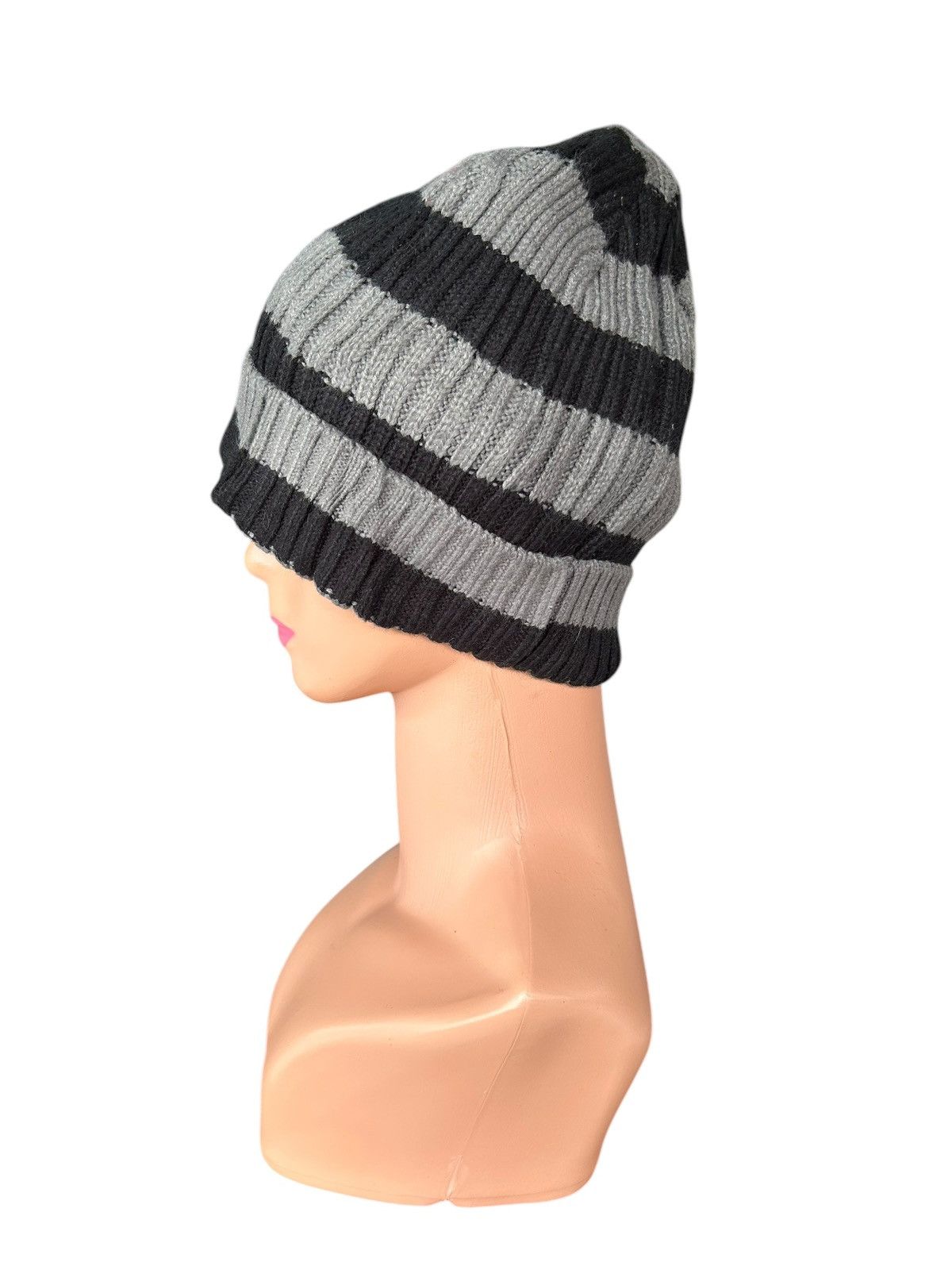 Japanese Brand × Kapital × Vintage Stripe Japanese Style knitt Beanie Hats Size ONE SIZE - 2 Thumbnail