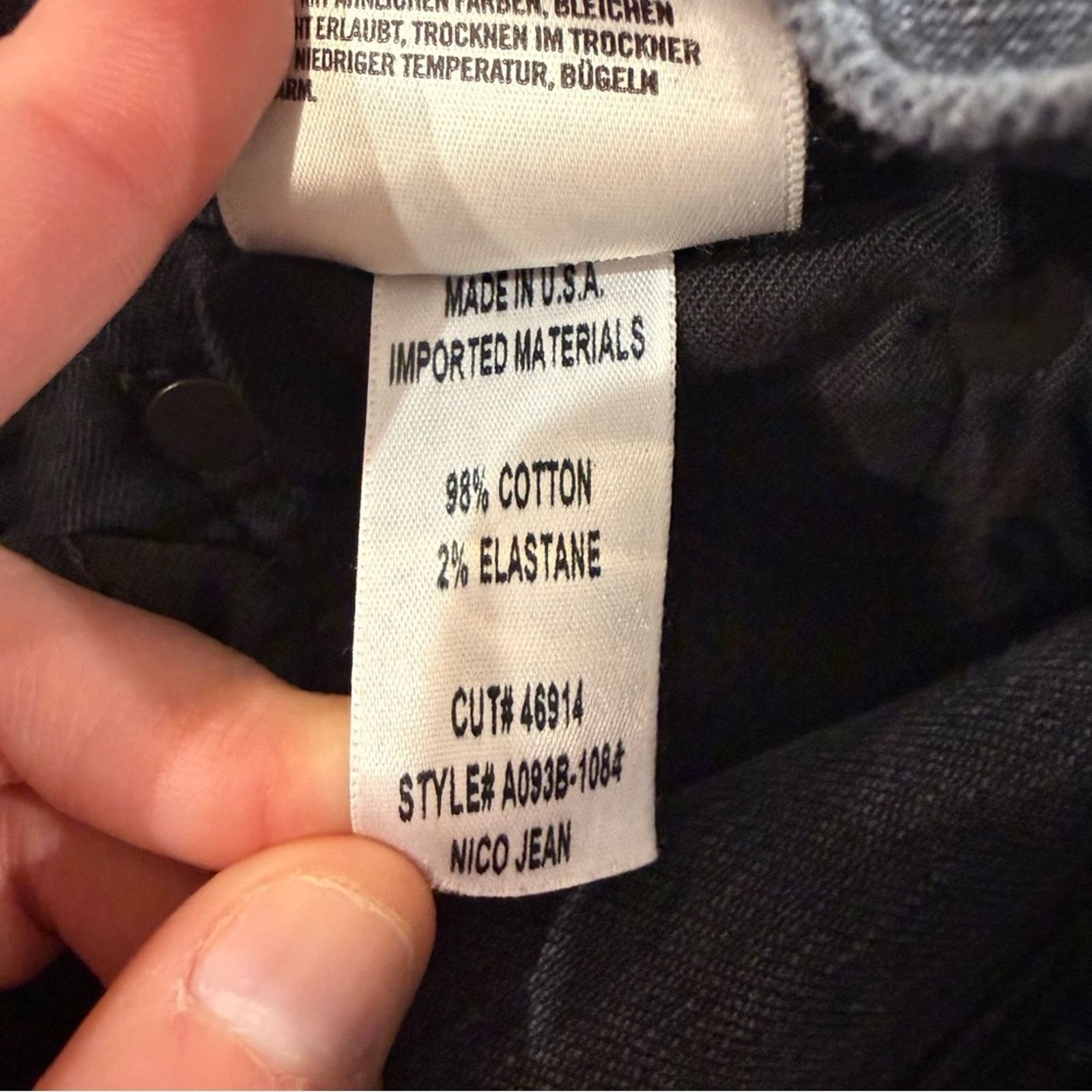 Agolde AGOLDE Nico High Rise Slim Denim Jeans Button Fly Womens 25 Size 25" / US 0 / IT 36 - 14 Thumbnail