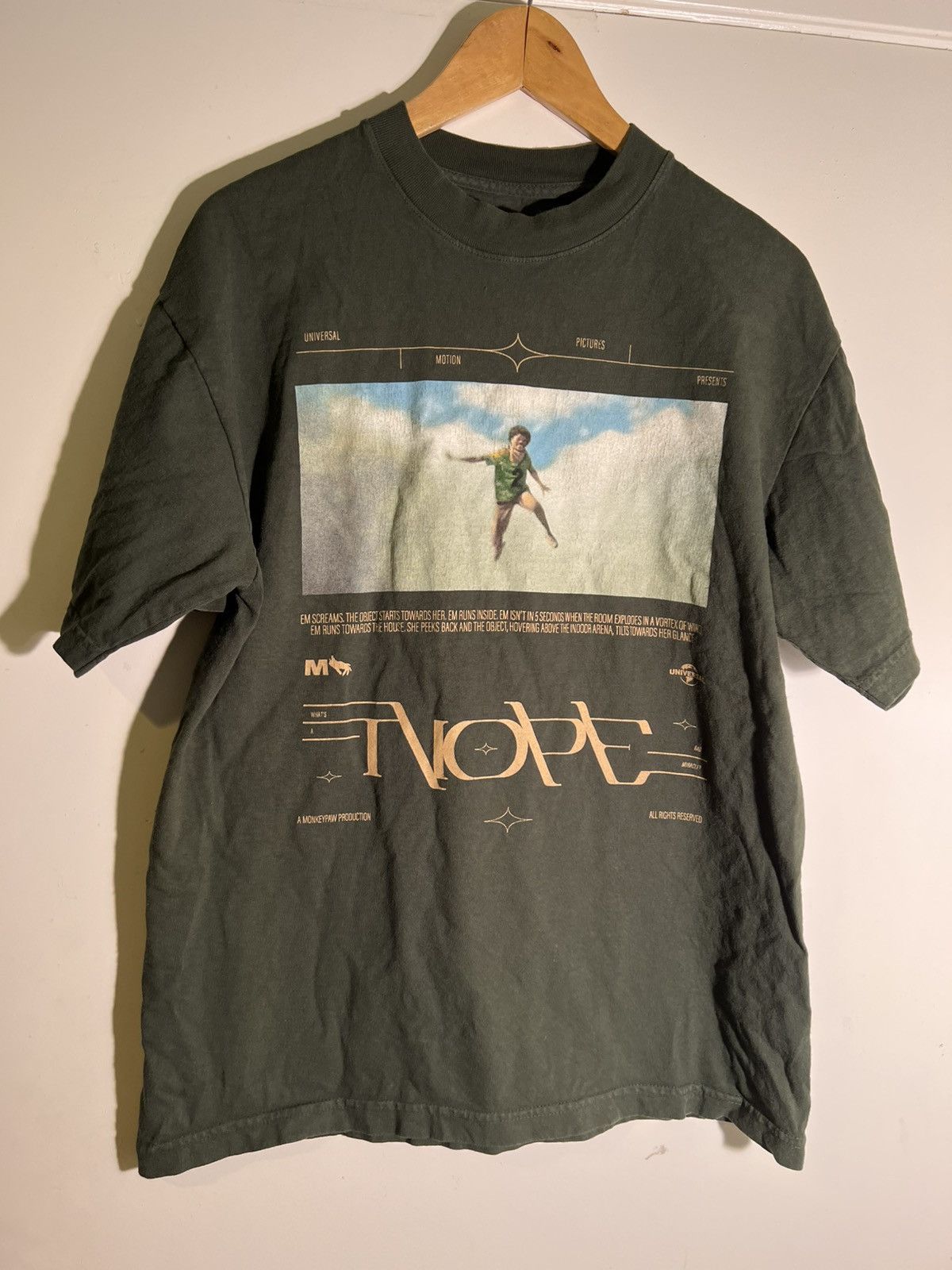 Vintage NOPE Jordan Peele Alien Sci-Fi Movie Retro Streetwear Shirt Size US S / EU 44-46 / 1 - 1 Thumbnail