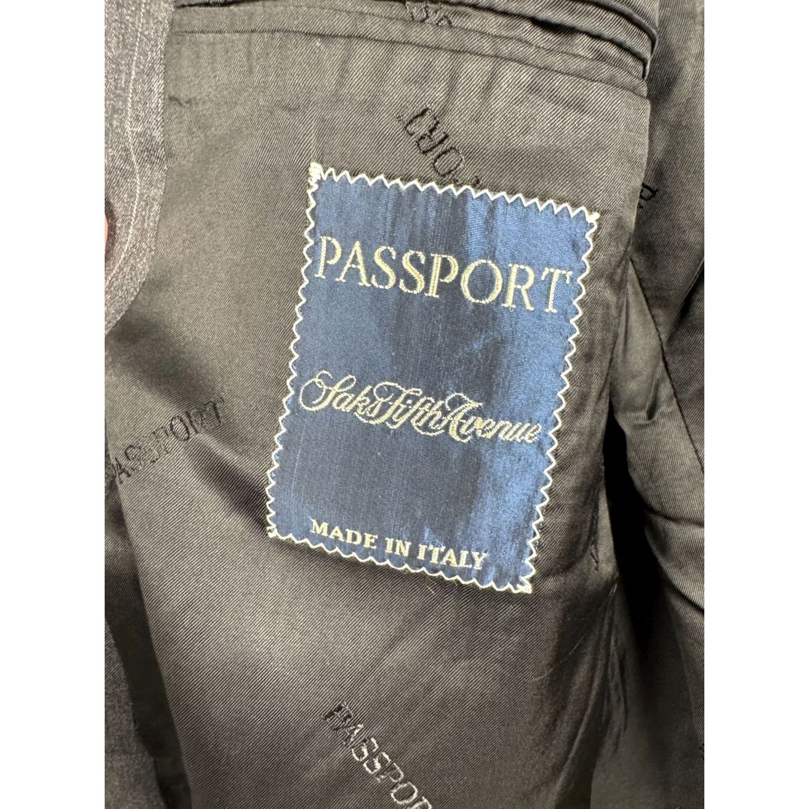 Loro Piana Loro Piana Blazer Jacket Men 42R Gray Pin Stripe 100% Wool Drop Fit Saks 5th Avenue Blazer Mens Regular Chest 42 Gray Pinstripe Wool Jacket Size 42R - 6 Thumbnail