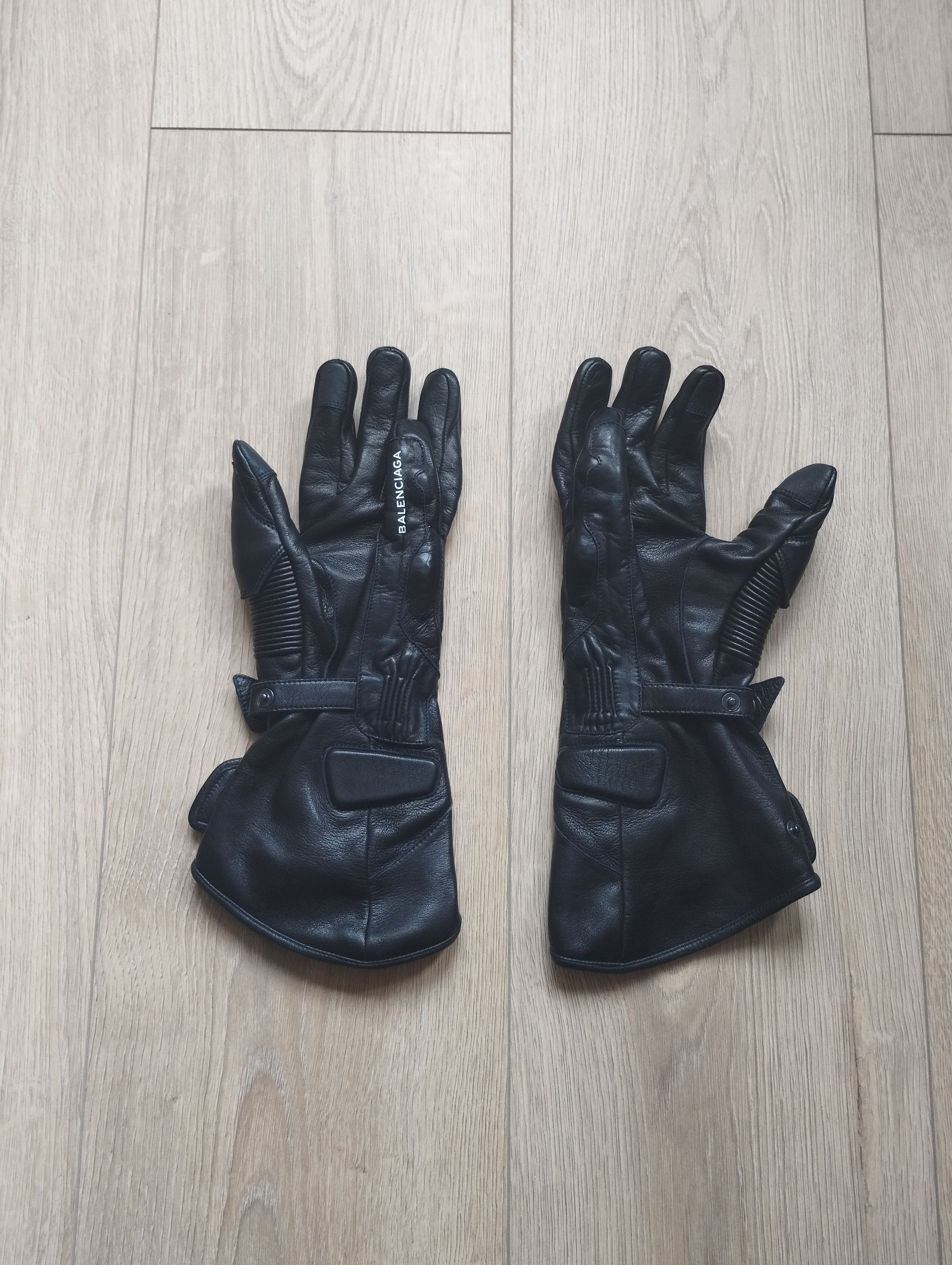 Balenciaga Balenciaga Motorcycle Gloves Size ONE SIZE - 2 Thumbnail