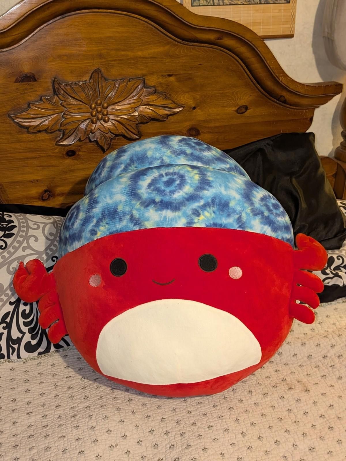 Designer Squishmallows 20" Indie the Hermit Crab Red Plush Doll Size ONE SIZE - 1 Thumbnail