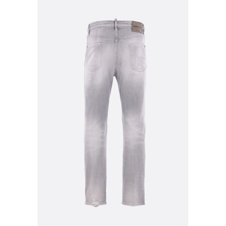 Dsquared2 DSQUARED2 642 Grey Distressed Denim Jeans New & Authentic (M Size US 36 / EU 52 - 2 Thumbnail