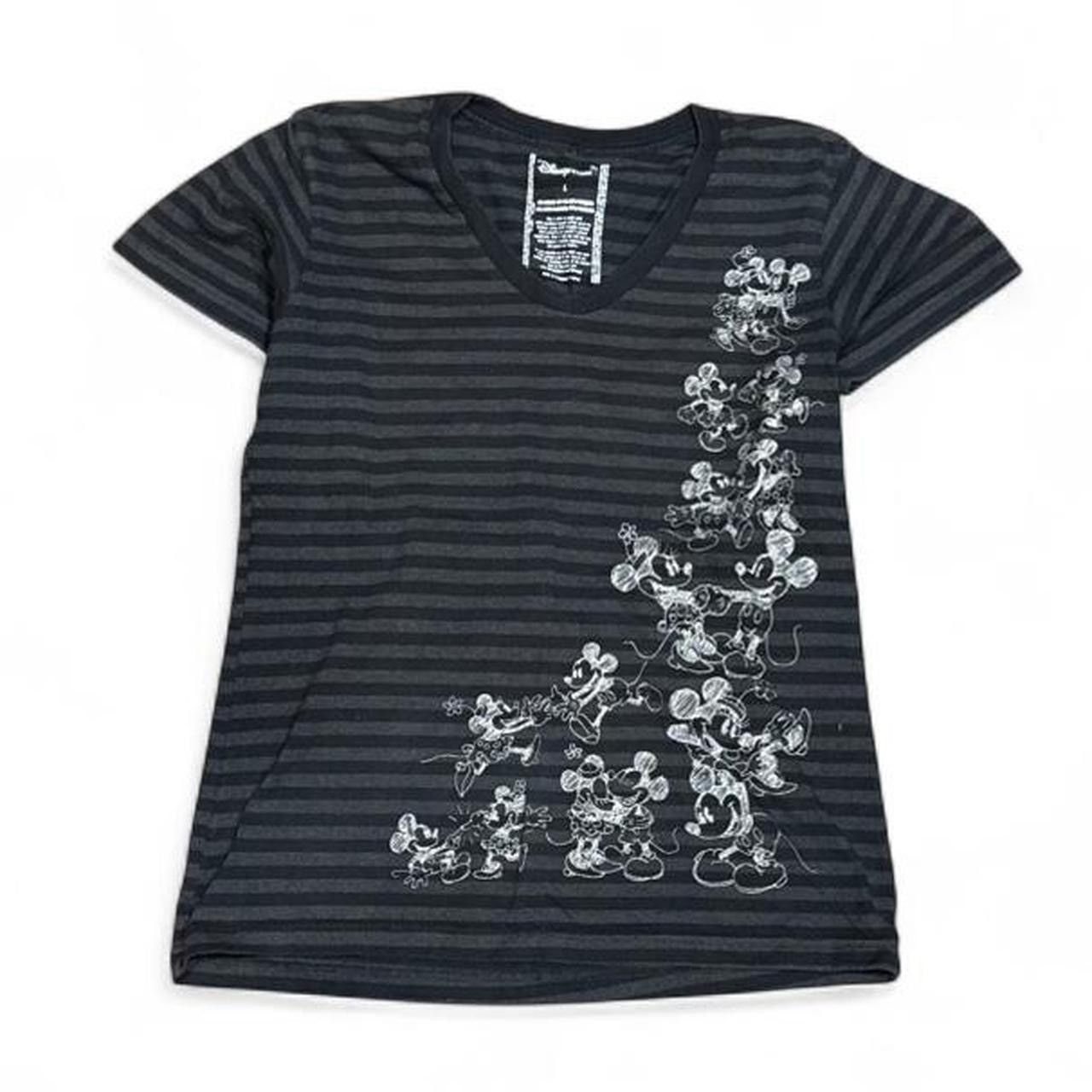 Number (N)ine Y2K Number Nine Style Striped Mickey Mouse Tee Size US XS / EU 42 / 0 - 1 Thumbnail
