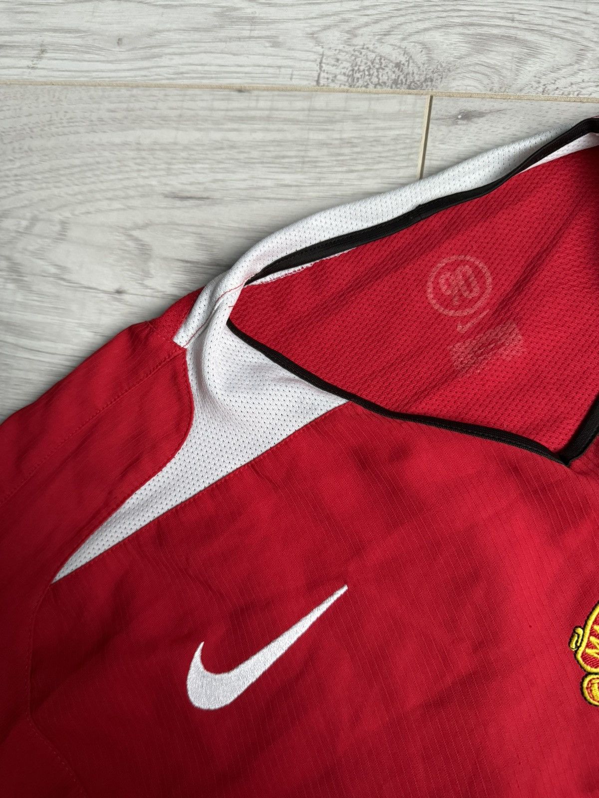 Nike × Vintage Vintage Nike Manchester United Soccer Jersey Shirt 2004 kit Size US L / EU 52-54 / 3 - 4 Thumbnail