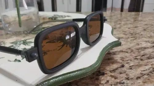 Electric Visual Square Punk Fashion Glasses Retro Sunglasses Size ONE SIZE - 4 Thumbnail