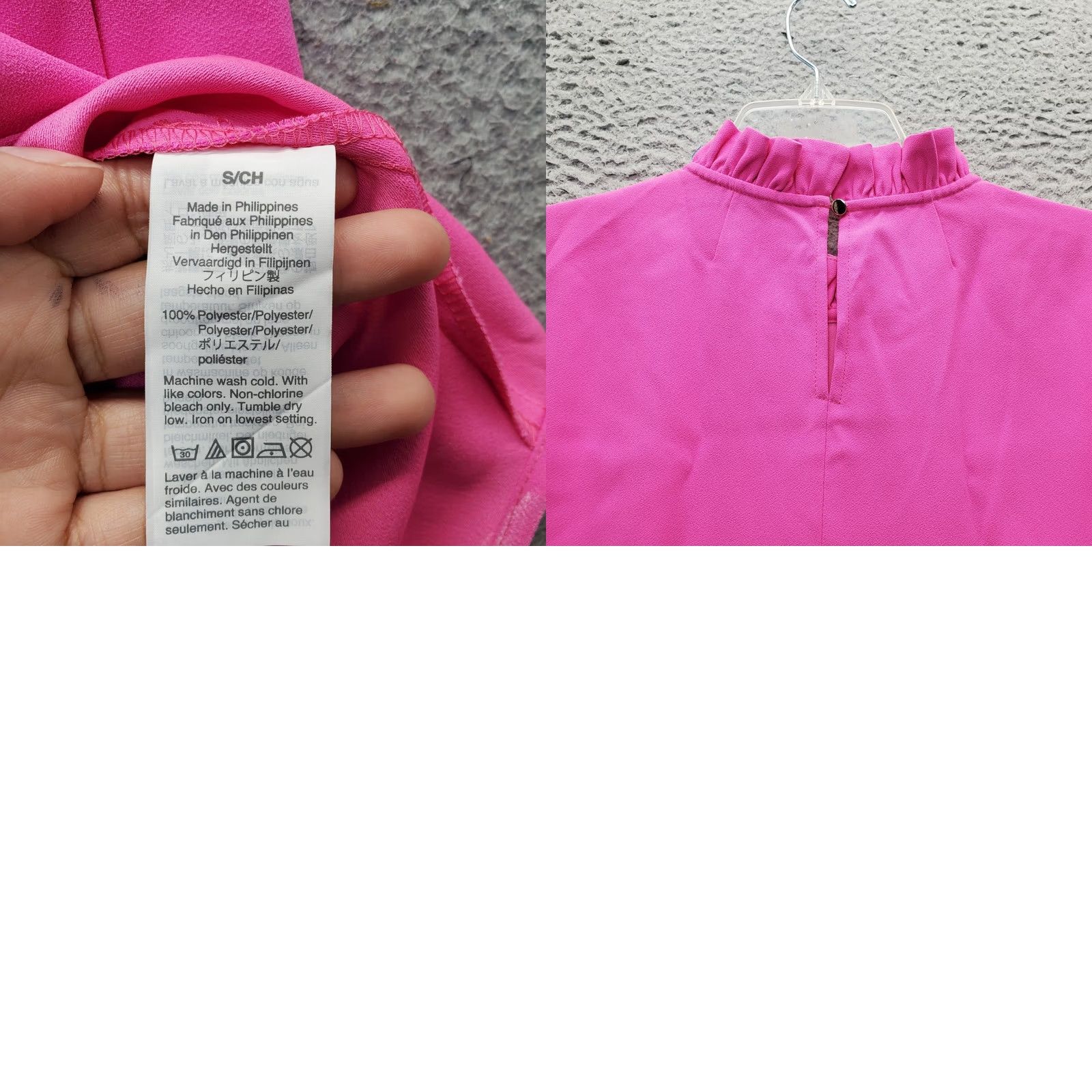 J.Crew J.CREW Blouse Top Womens Size S Pink Lightweight Balloon Sleeve Mock Neck Blouse Size S / US 4 / IT 40 - 8 Thumbnail