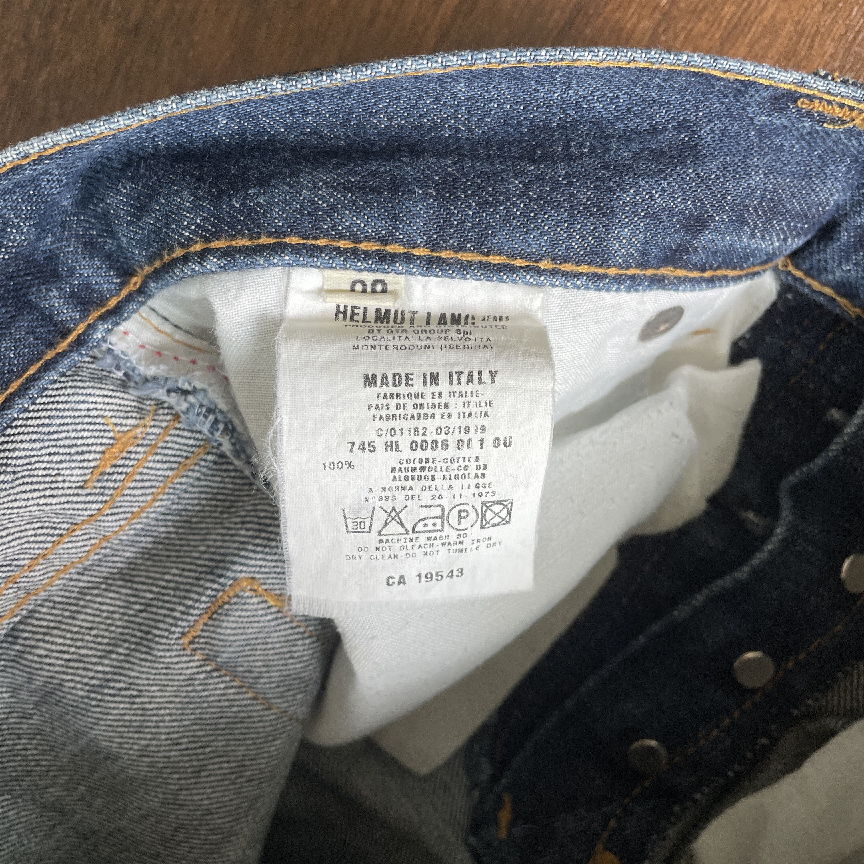 Helmut Lang HELMUT LANG Classic Raw Denim Boot Cut 1999 Size US 28 / EU 44 - 5 Thumbnail