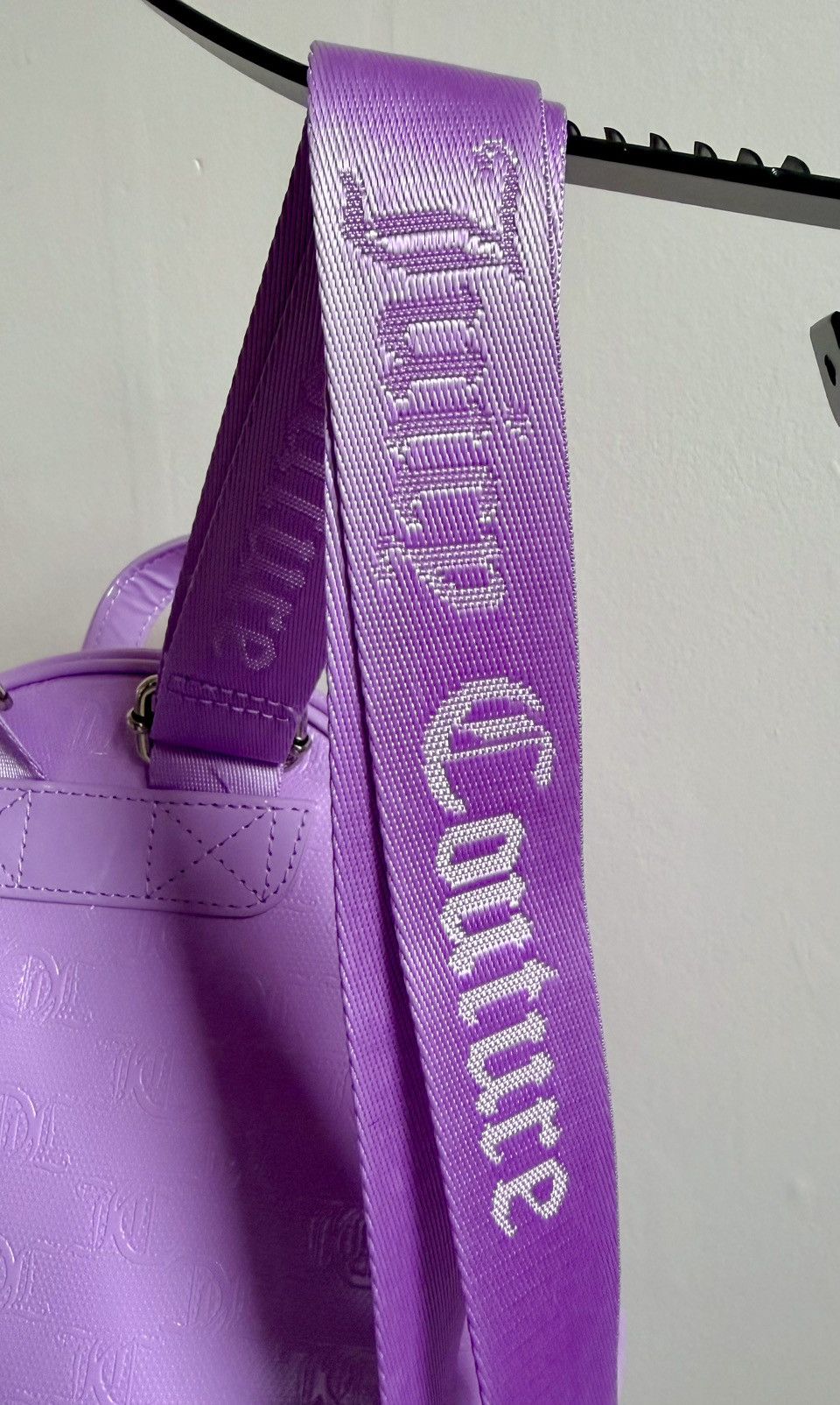 Juicy Couture Lavender Logo Mini Backpack Juicy Couture Mini Backpack Lavender Embossed Logo NWT main image 4