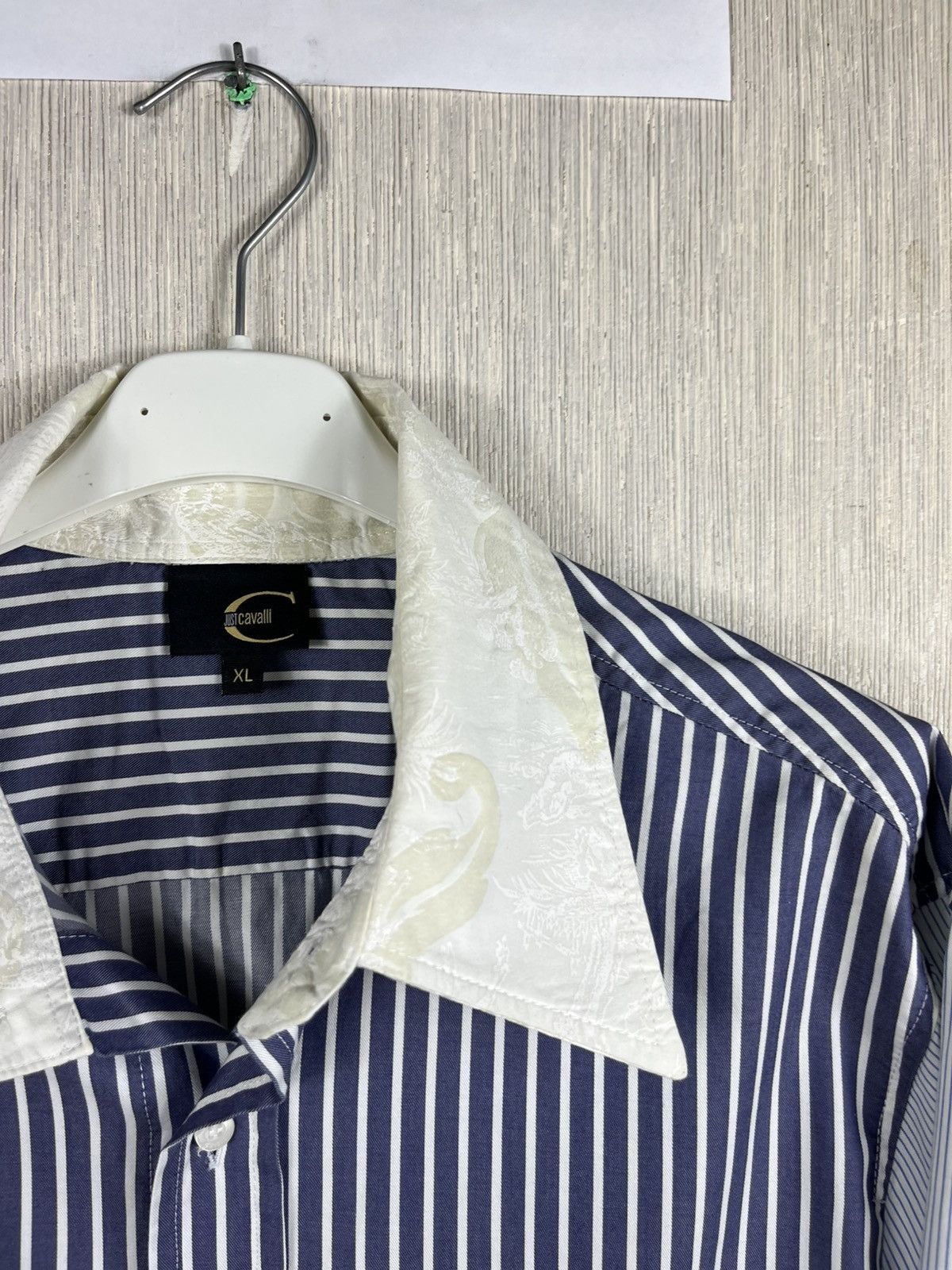 Roberto Cavalli Vintage Roberto Just Cavalli luxury baroque striped shirt Size US S / EU 44-46 / 1 - 11 Thumbnail