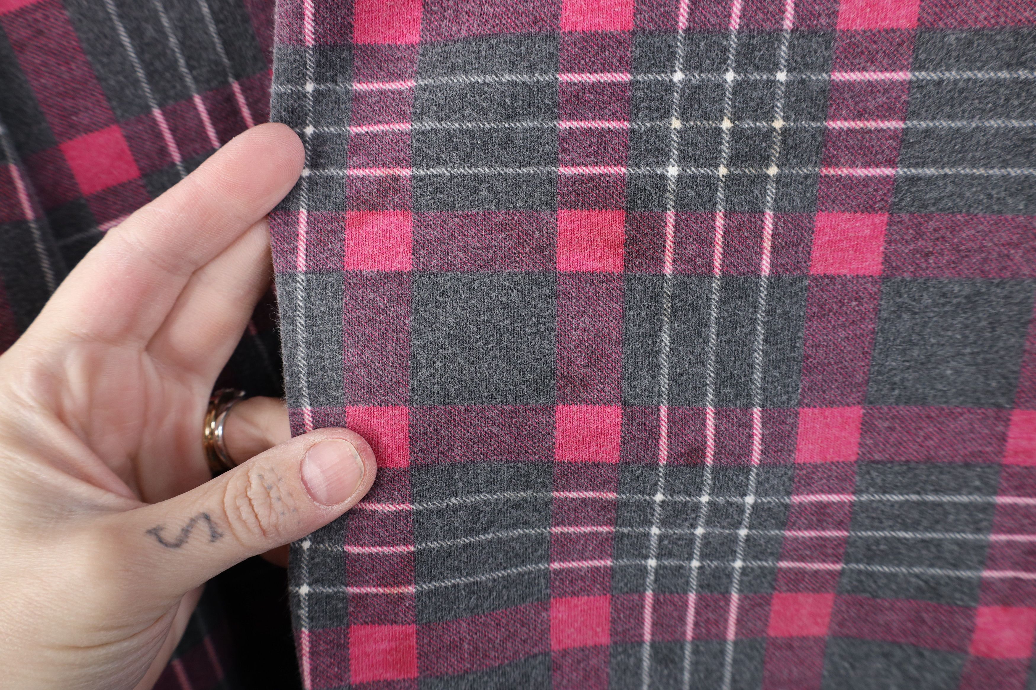 Vintage Vintage 90s Streetwear Collar Long Sleeve Rugby Polo Plaid Size XL / US 12-14 / IT 48-50 - 4 Thumbnail