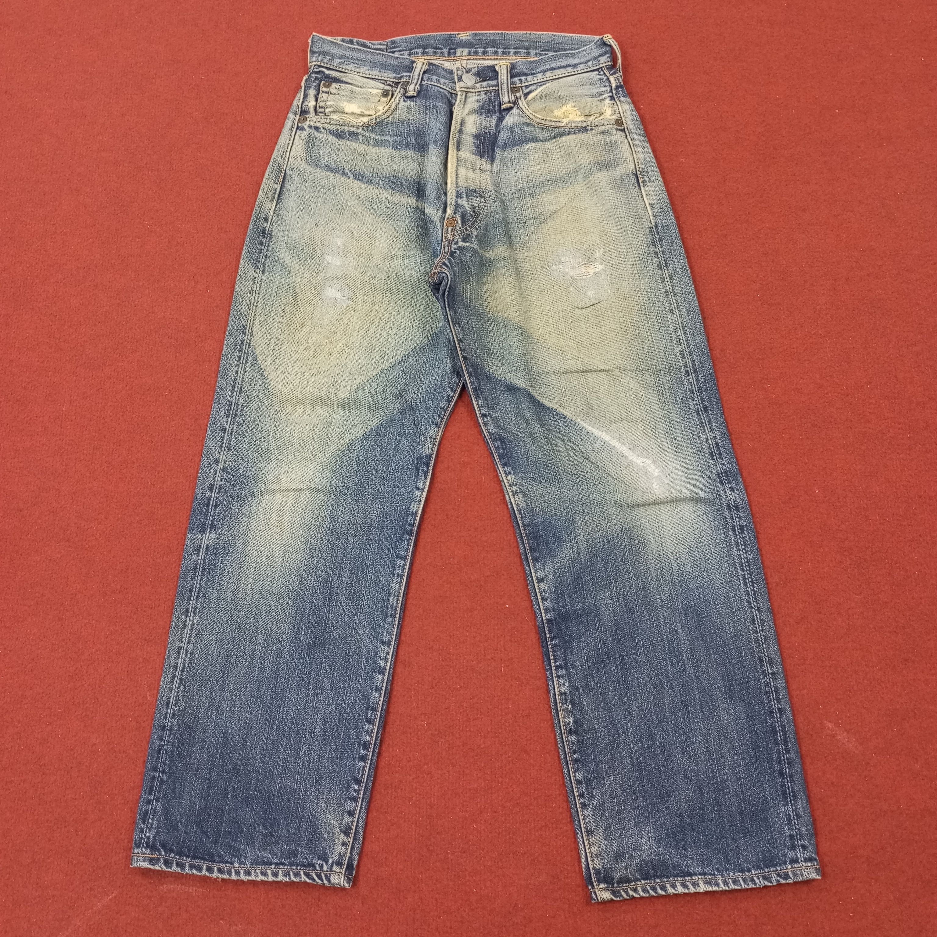 Evisu Vintage Evisu Japanese Brand Custom Daicock Jeans c235n5 Size US 27 - 4 Thumbnail