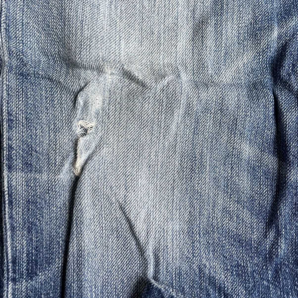 Japanese Brand 🔥🇯🇵Back Number Stoned Washed Ripped Distress Jeans Size US 31 - 8 Thumbnail