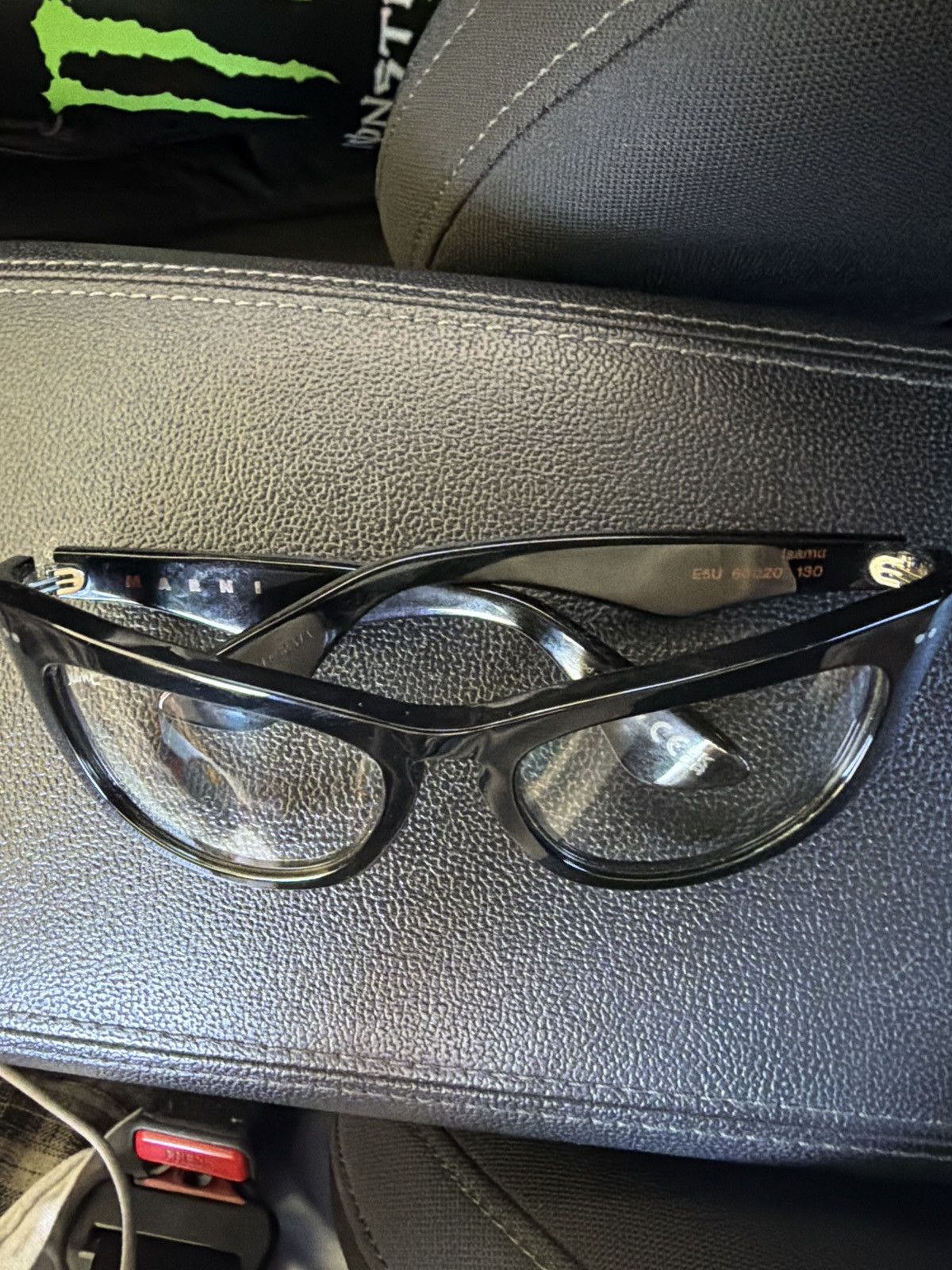 Marni Marni Black Isamu Glasses Size ONE SIZE - 6 Thumbnail