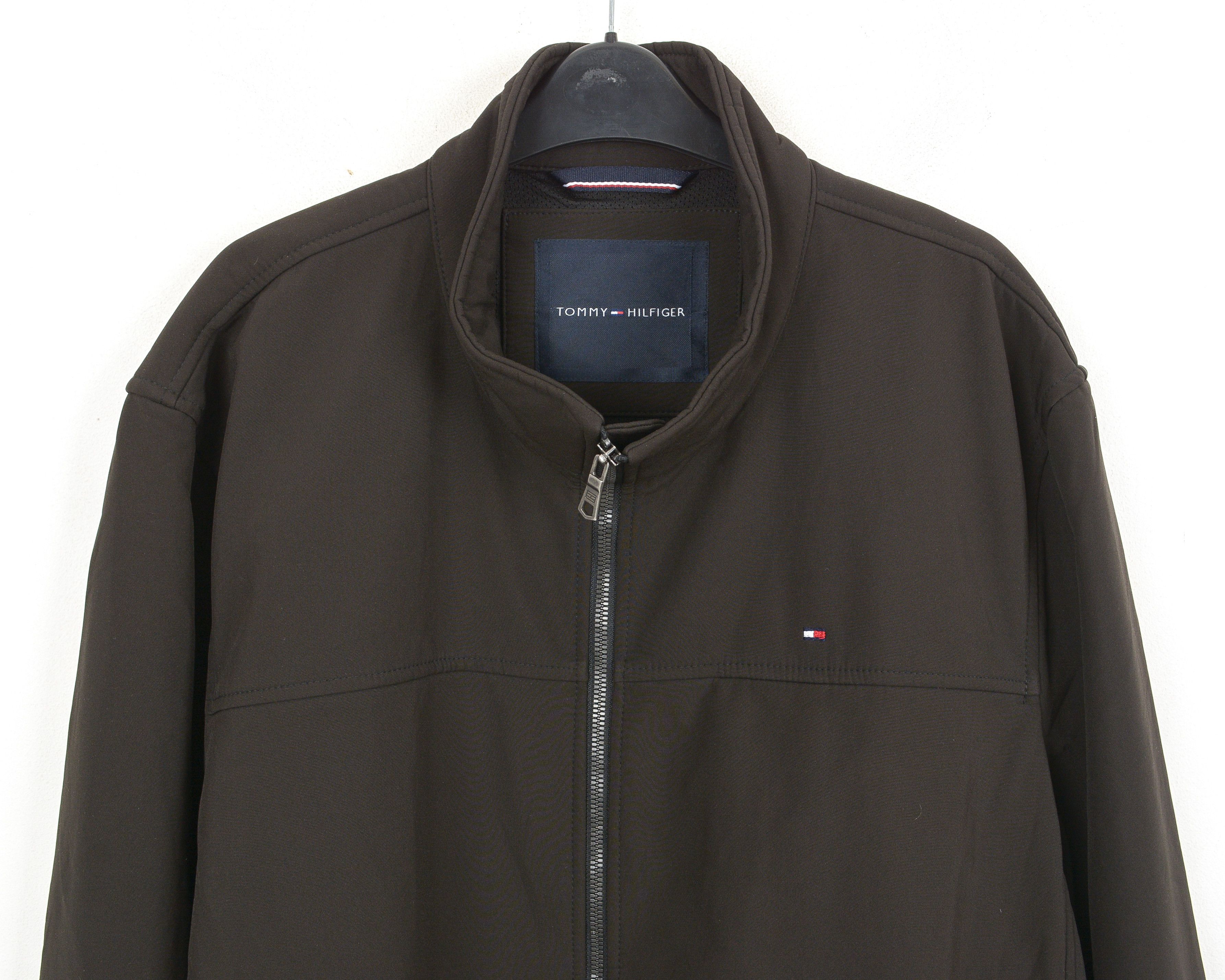 Tommy Hilfiger Softshell Jacket Coat Windbreaker Streetwear Zip Up Grey Top Size US XXL / EU 58 / 5 - 2 Thumbnail