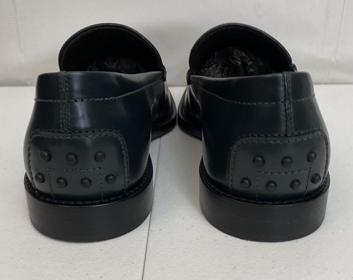 Tod's Tod’s 🇮🇹 Dark Green Polished Penny Loafer Rare Colorway New Size US 9.5 / EU 42-43 - 10 Thumbnail