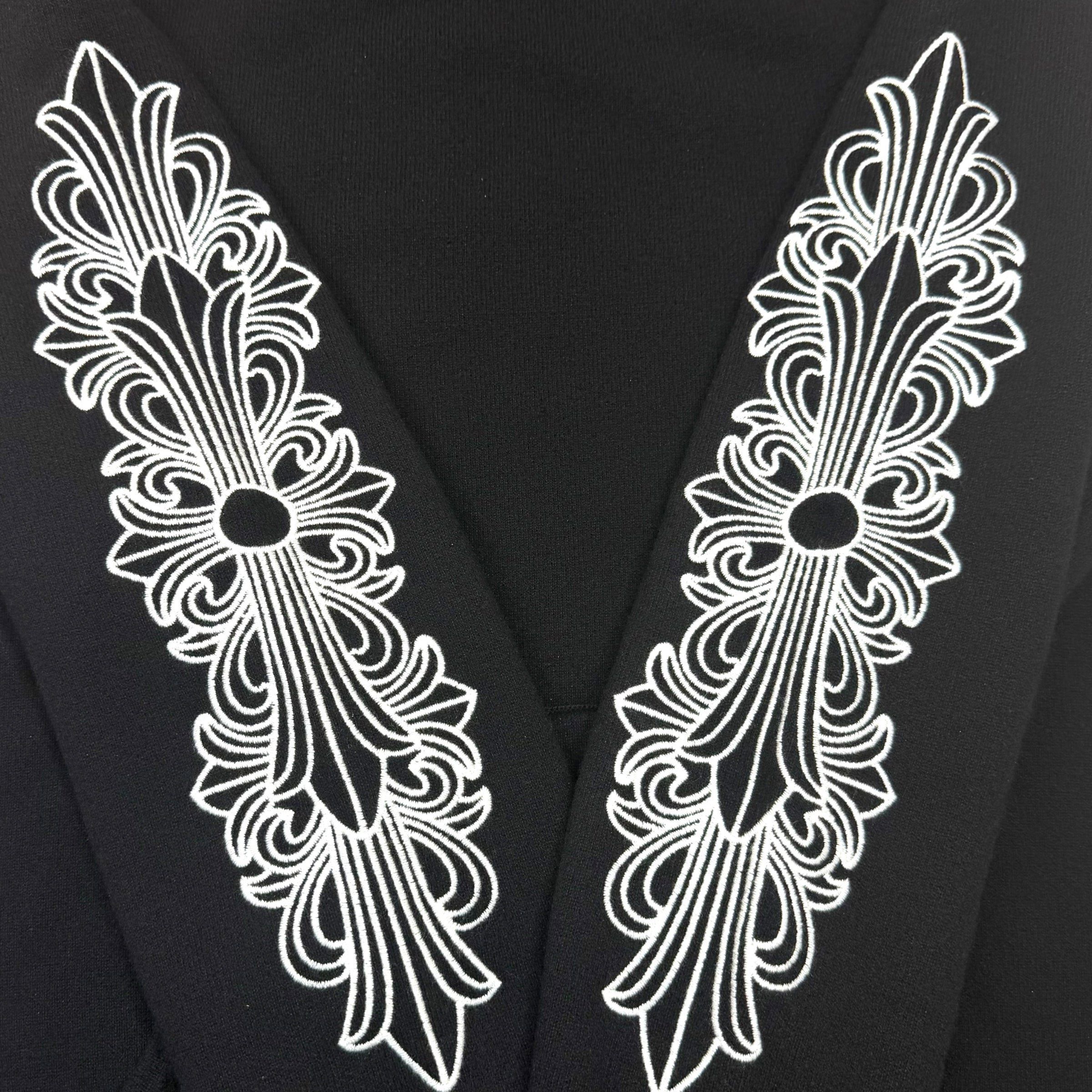 Chrome Hearts Chrome Hearts Floral Sleeve Cashmere Hoodie L Size US L / EU 52-54 / 3 - 4 Thumbnail