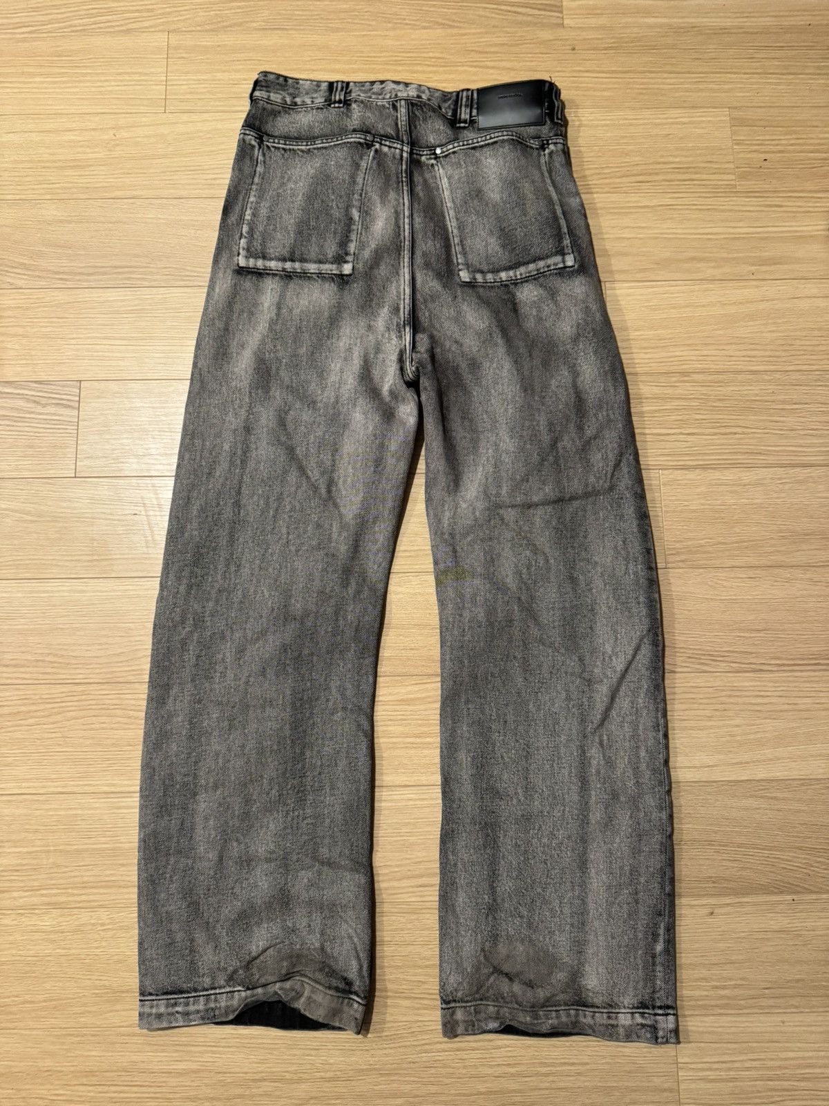 Entire Studios Entire Studios Black/Grey Washed Denim Size US 30 / EU 46 - 4 Thumbnail