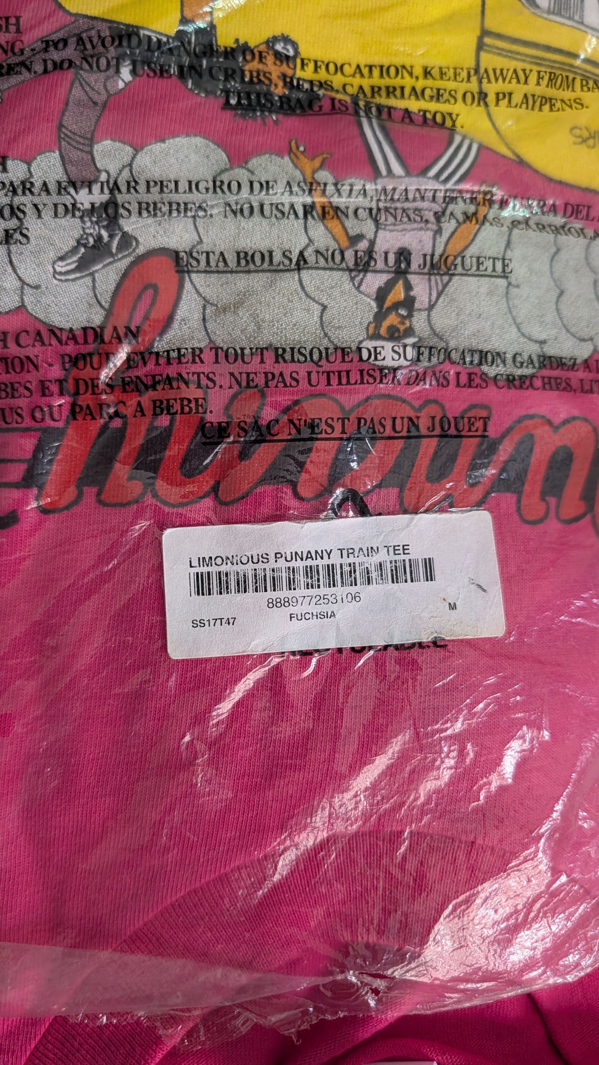 Supreme Supreme limonious pink tee SS17 Size US M / EU 48-50 / 2 - 6 Thumbnail