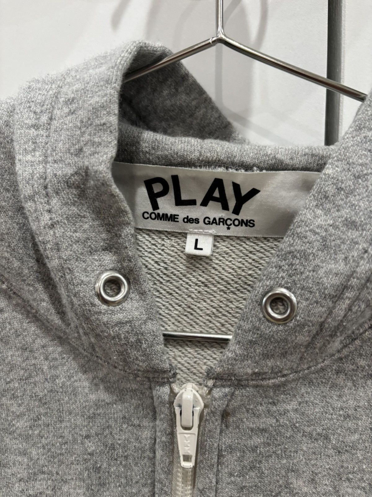 Comme des Garcons PLAY Comme Des Garçons Play Zip Up Hoodie Size US L / EU 52-54 / 3 - 3 Thumbnail