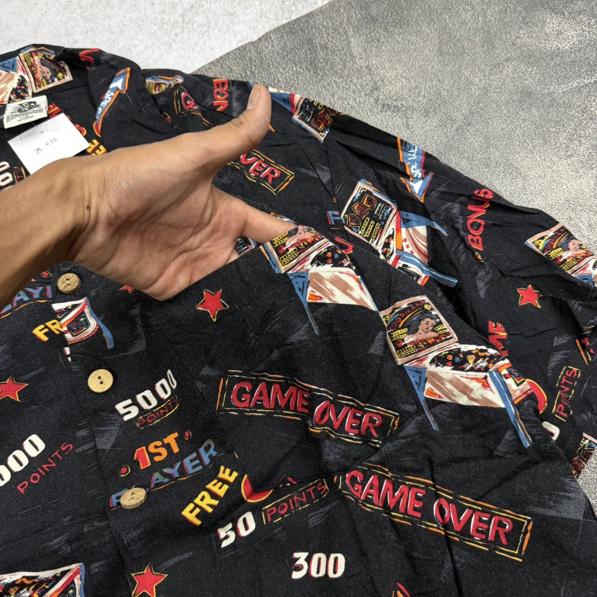 Kennington Ltd. Vintage KENNINGTON Ltd. Rayon hawaiian S/S pinball Size US XXL / EU 58 / 5 - 5 Thumbnail