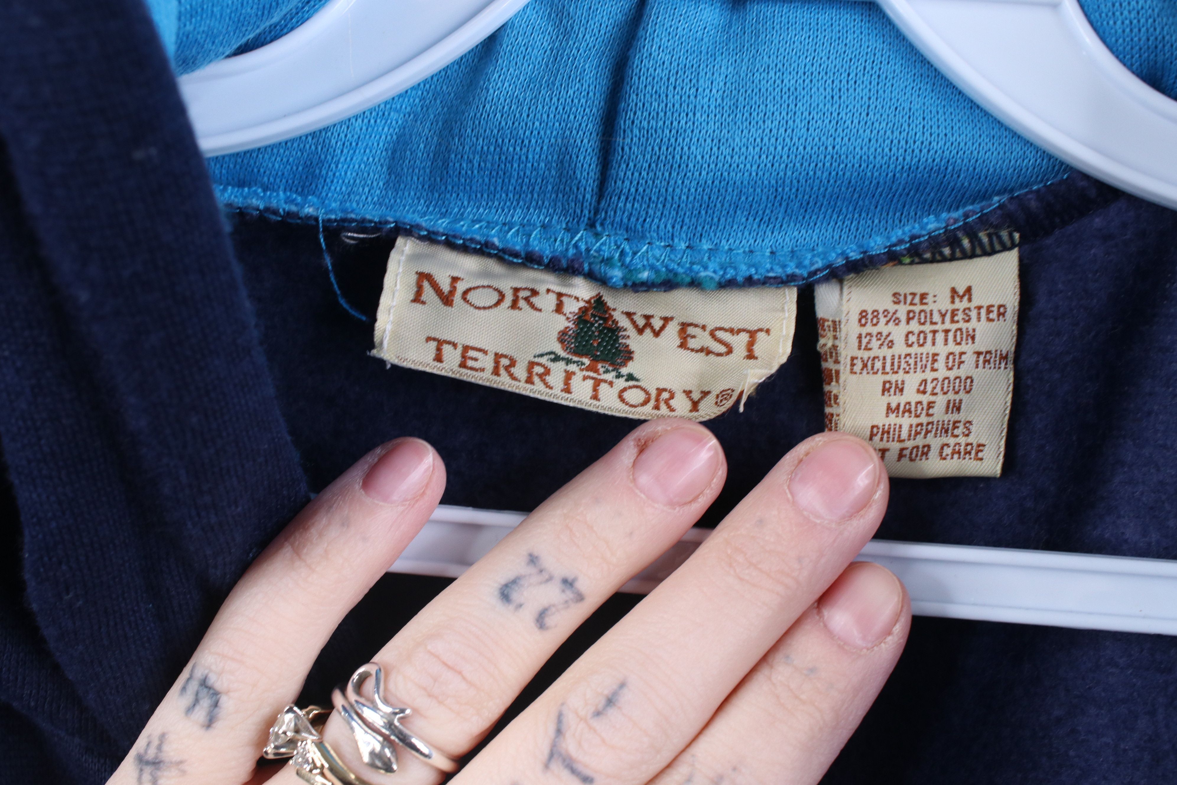 Vintage Deadstock Vintage 90s Streetwear Hoodie Sweatshirt Blue Size US M / EU 48-50 / 2 - 5 Thumbnail