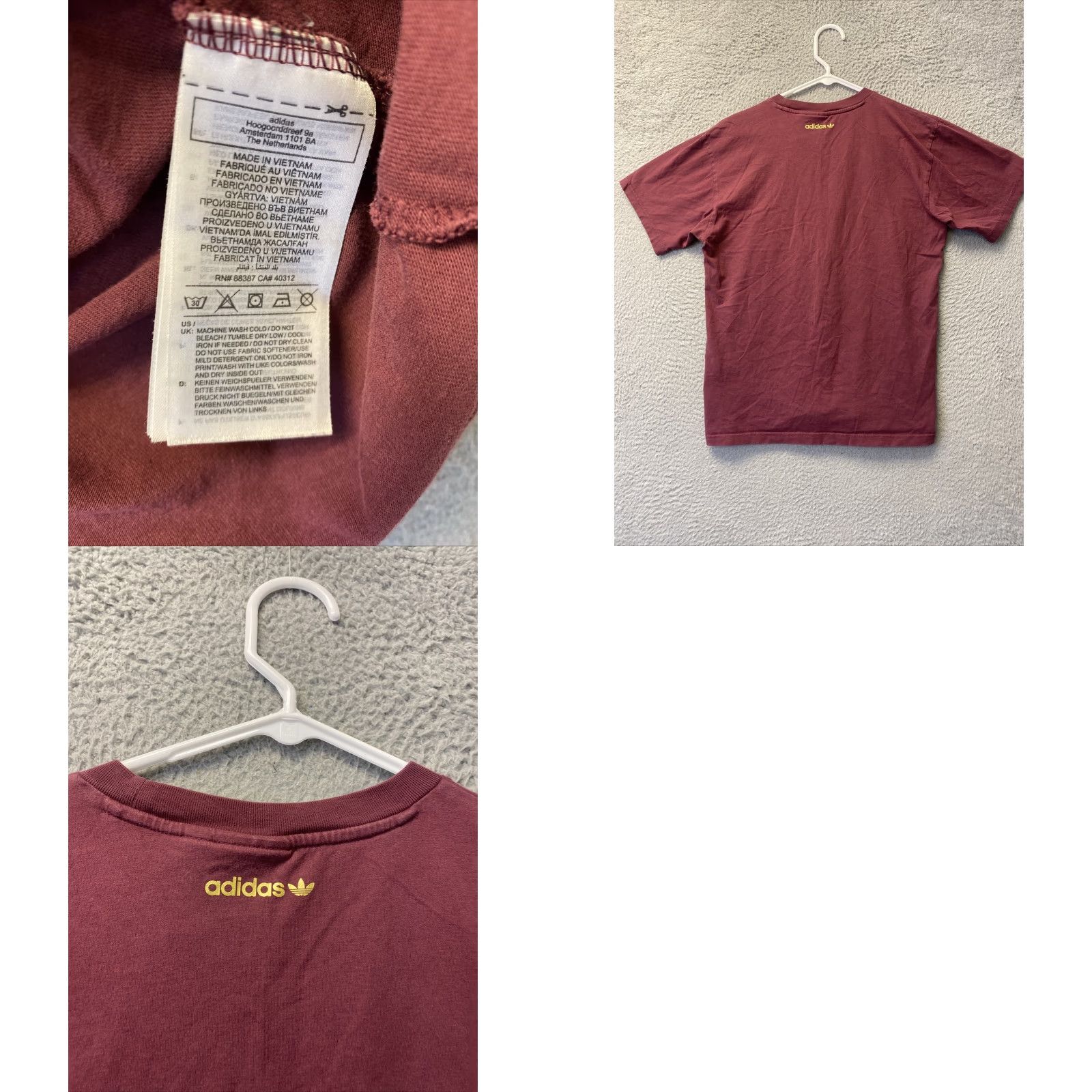 Adidas adidas T shirt Logo Tee Mens Medium plum / 62-46 Size US M / EU 48-50 / 2 - 8 Thumbnail