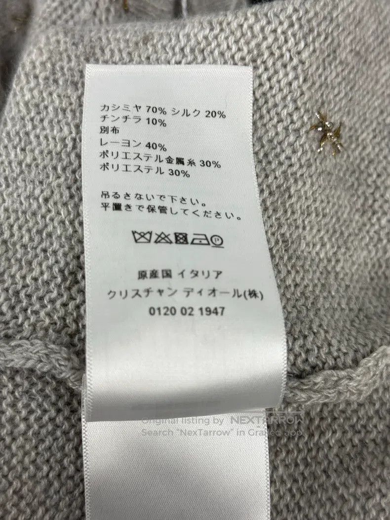 Dior Dior Grey Lucky Star Sweater Size XS / US 0-2 / IT 36-38 - 5 Thumbnail