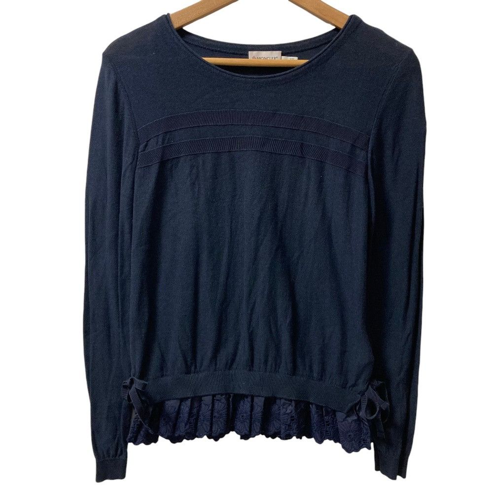 Moncler Moncler Moncler MAGLIA TRICOT GIRLOCOLLO Knit Top Textile Tops DUTY FREE for USA Size ONE SIZE - 1 Thumbnail