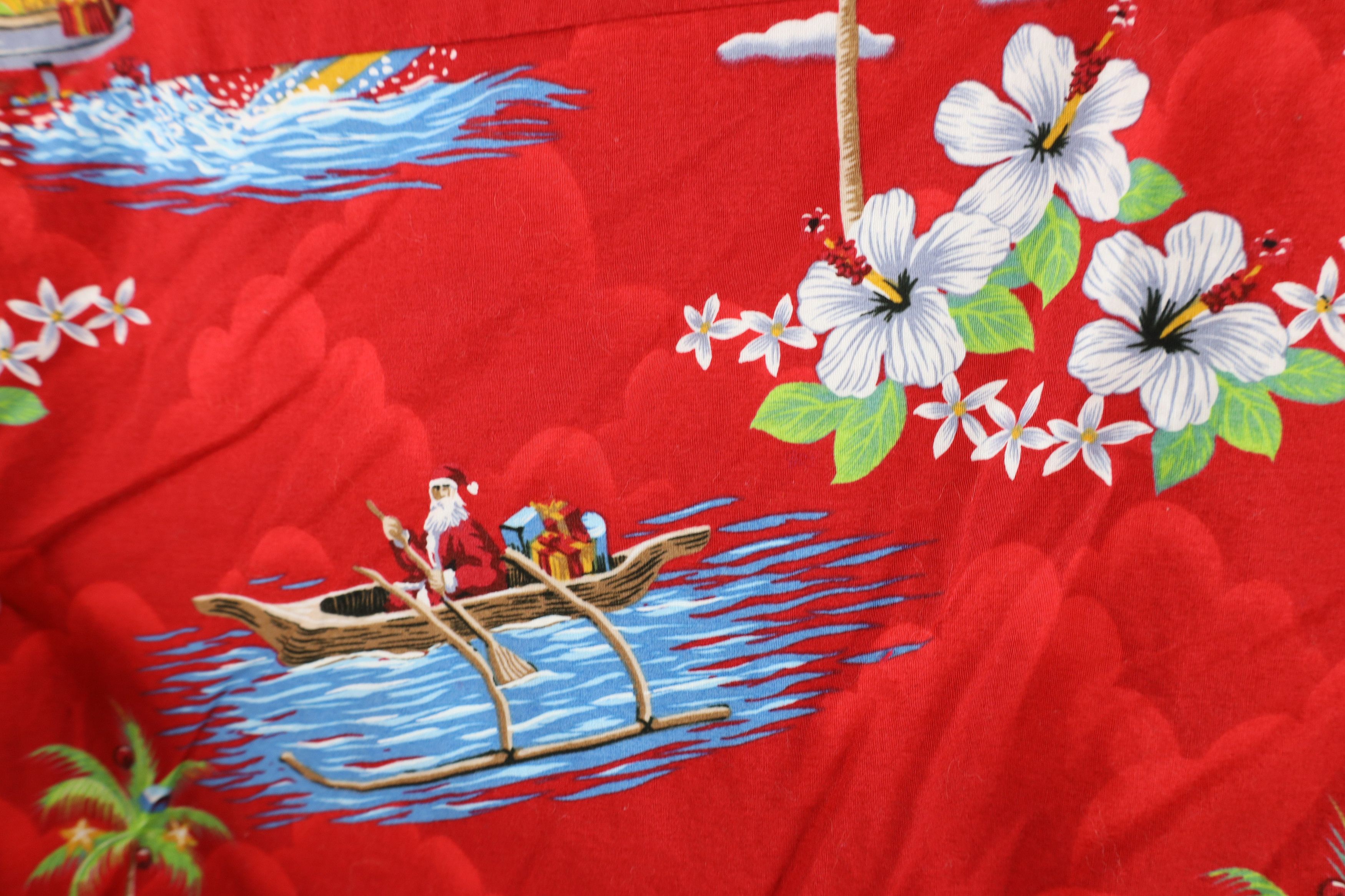 Vintage Vintage 90s Streetwear Claus Hawaiian Button Shirt USA Size US XXL / EU 58 / 5 - 8 Thumbnail