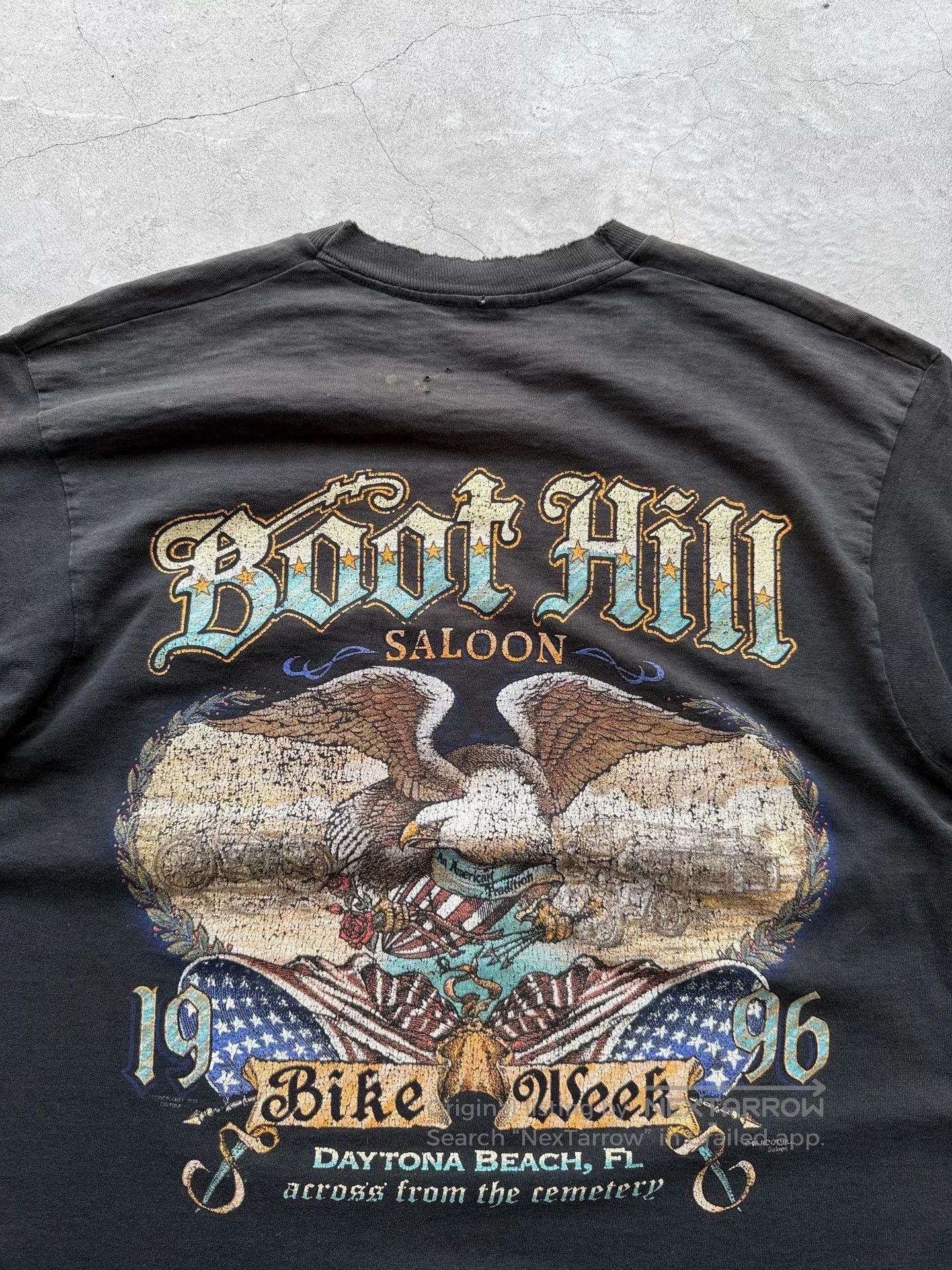 Vintage Vintage 90s Boot Hill Saloon Pocket Tee. Size US L / EU 52-54 / 3 - 7 Thumbnail