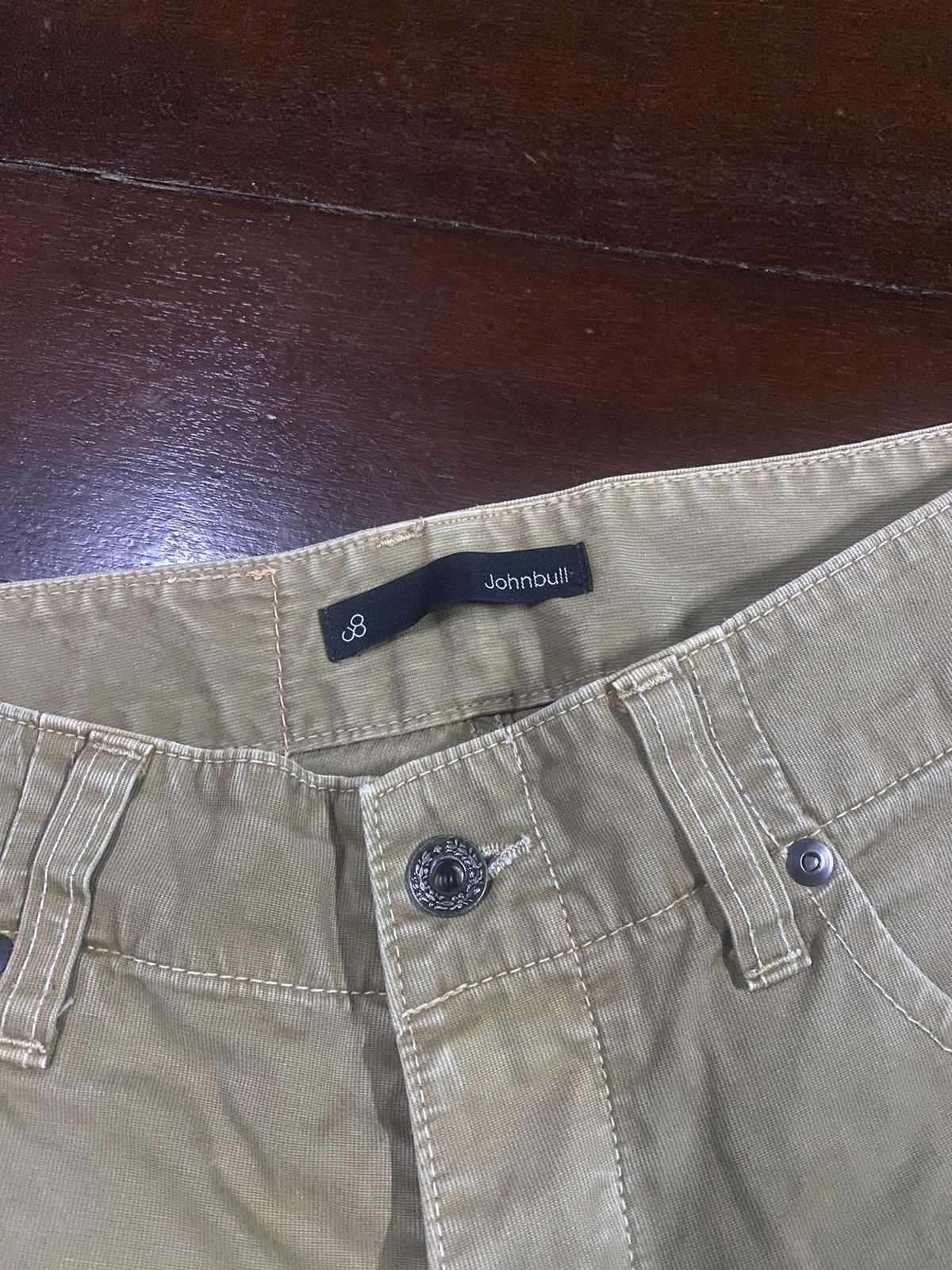 Blue Blue Japan Rare JOHNBULL cargo Denim Jeans faded Size US 31 - 6 Thumbnail