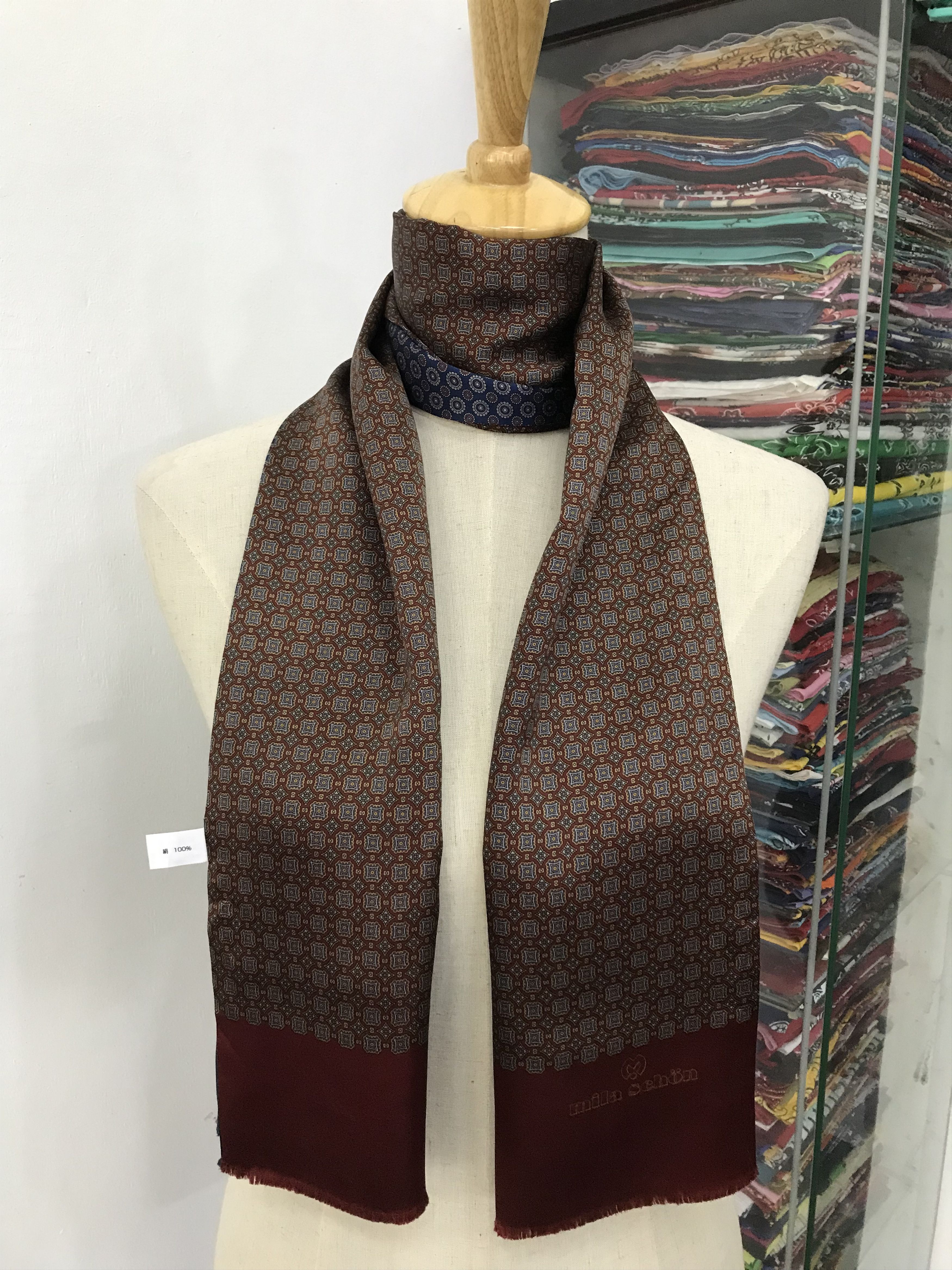 Vintage Mila Schon Silk Scarf
