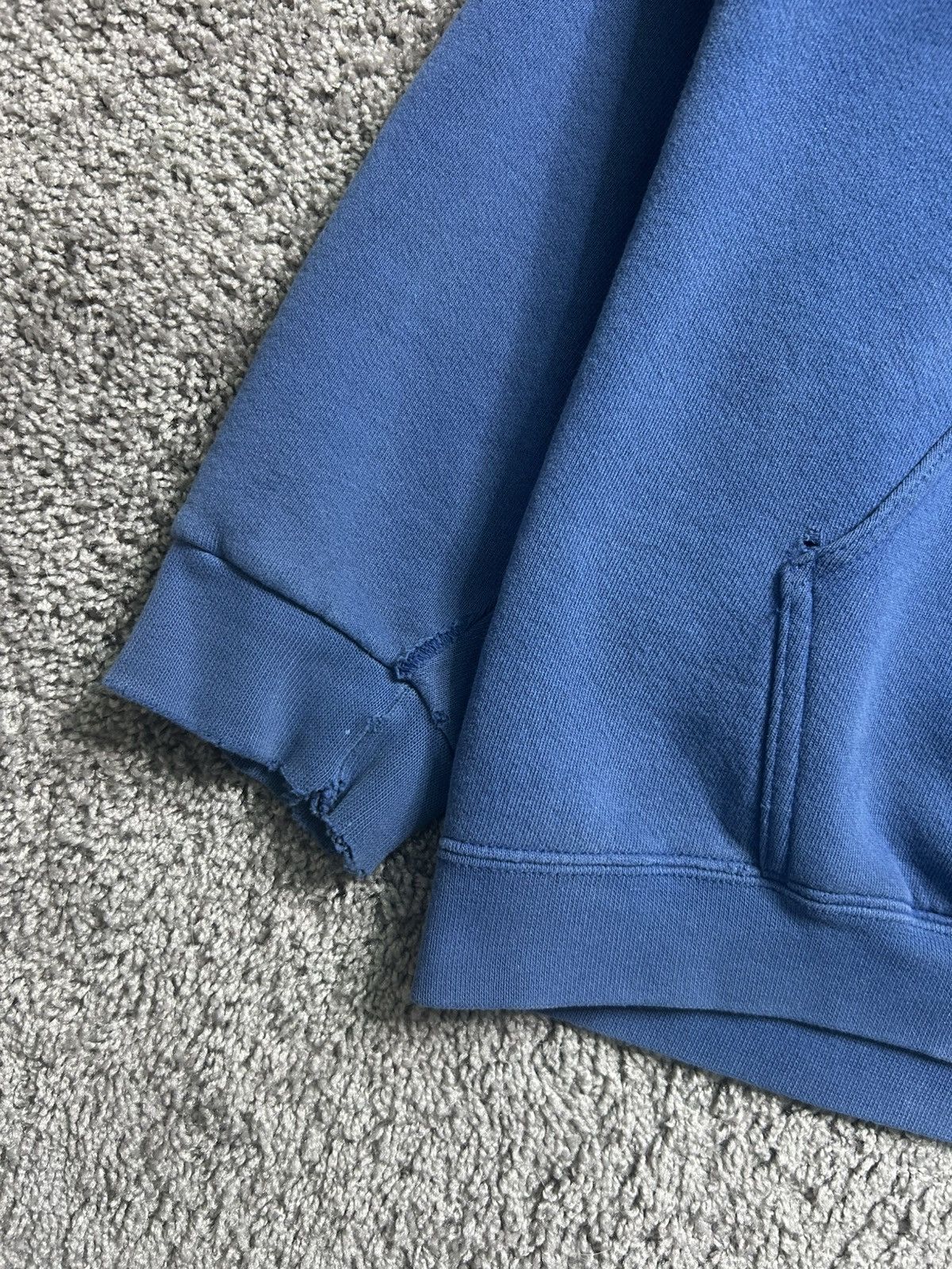 Nike × Vintage Vintage 90s Nike Center Swoosh Hoodie Made in USA Wrestling Size US XL / EU 56 / 4 - 2 Thumbnail