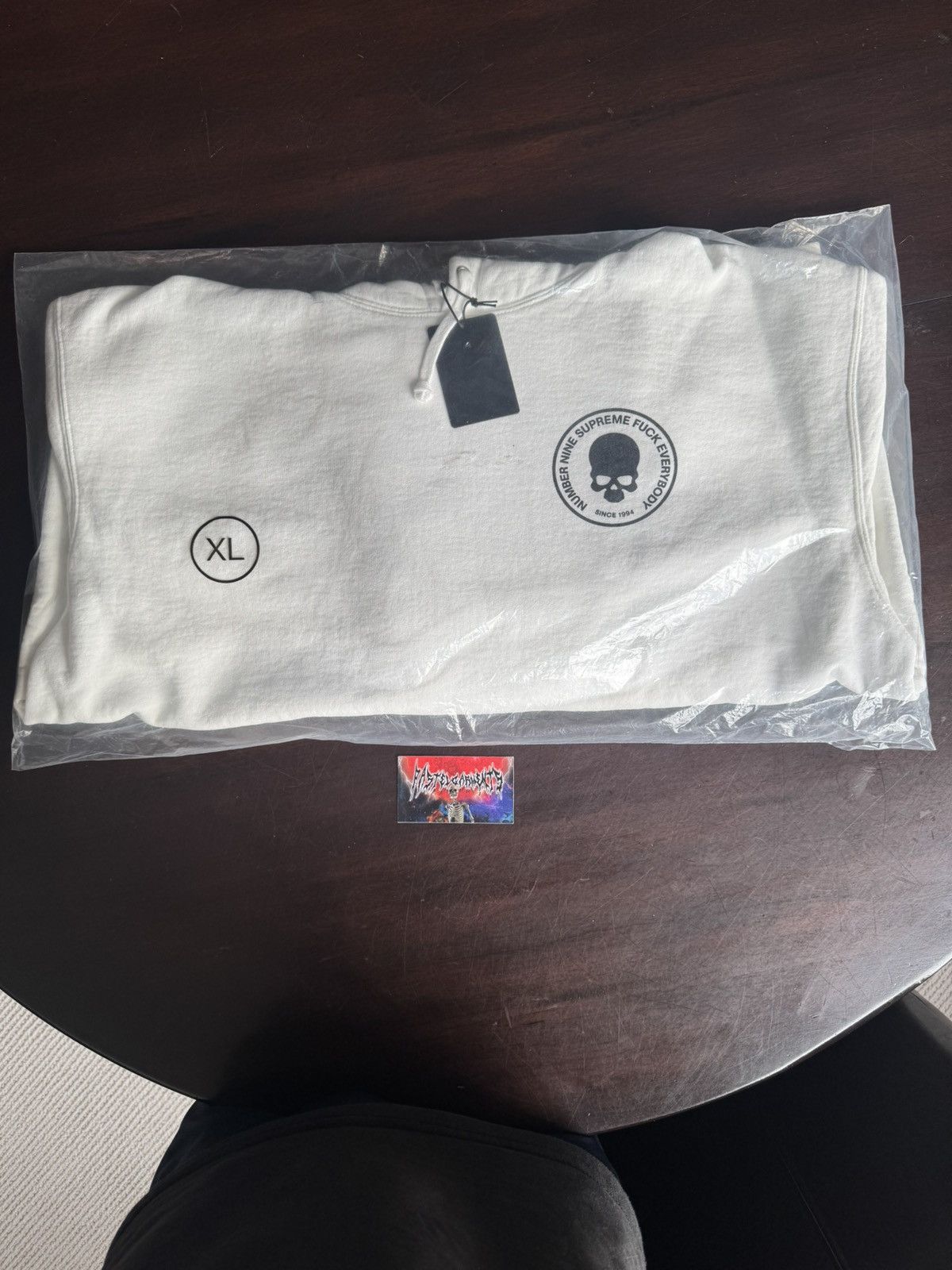 Number (N)ine × Supreme Supreme Number (N)ine Hoodie White Size US XL / EU 56 / 4 - 10 Thumbnail