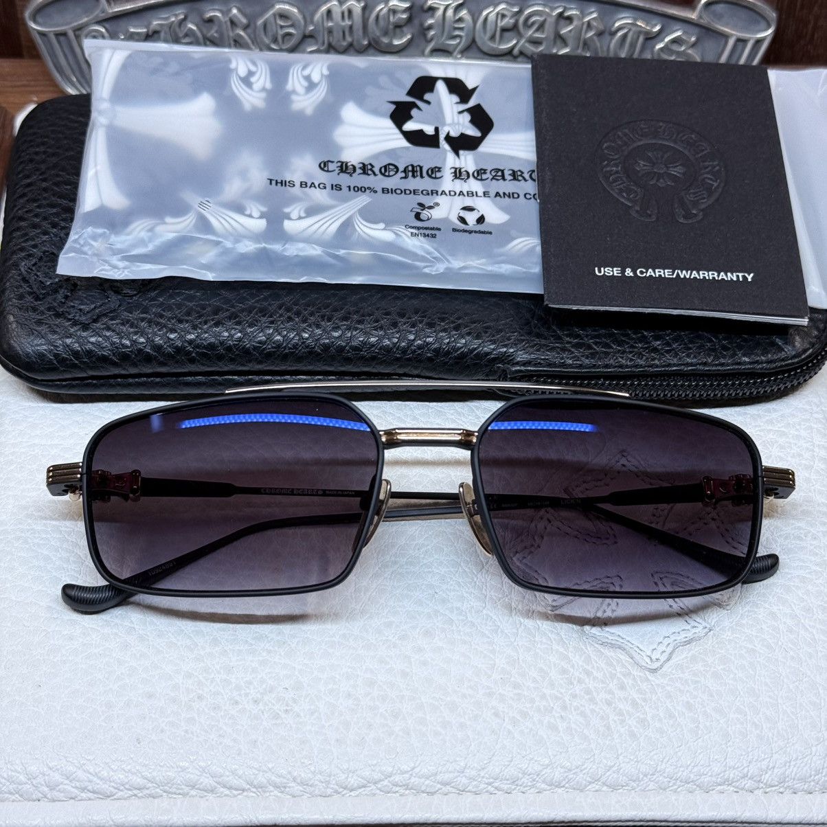 Chrome Hearts Chrome Hearts LICK’N 1/1 Sunglasses Size ONE SIZE - 10 Thumbnail
