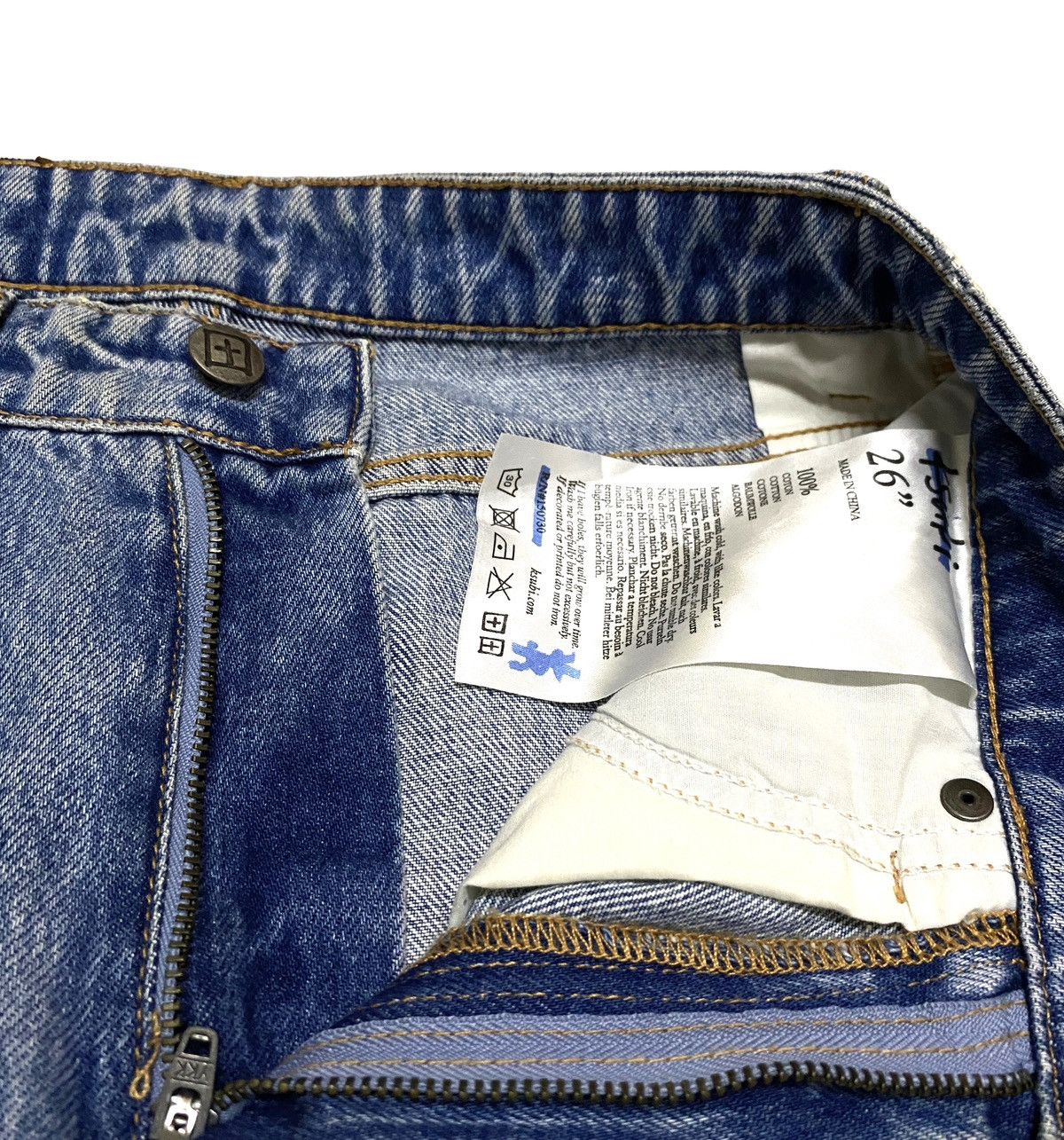 Ksubi Rare Vintage Japanese Brand Ksubi Distressed Jeans 2000s Size US 26 / EU 42 - 7 Thumbnail
