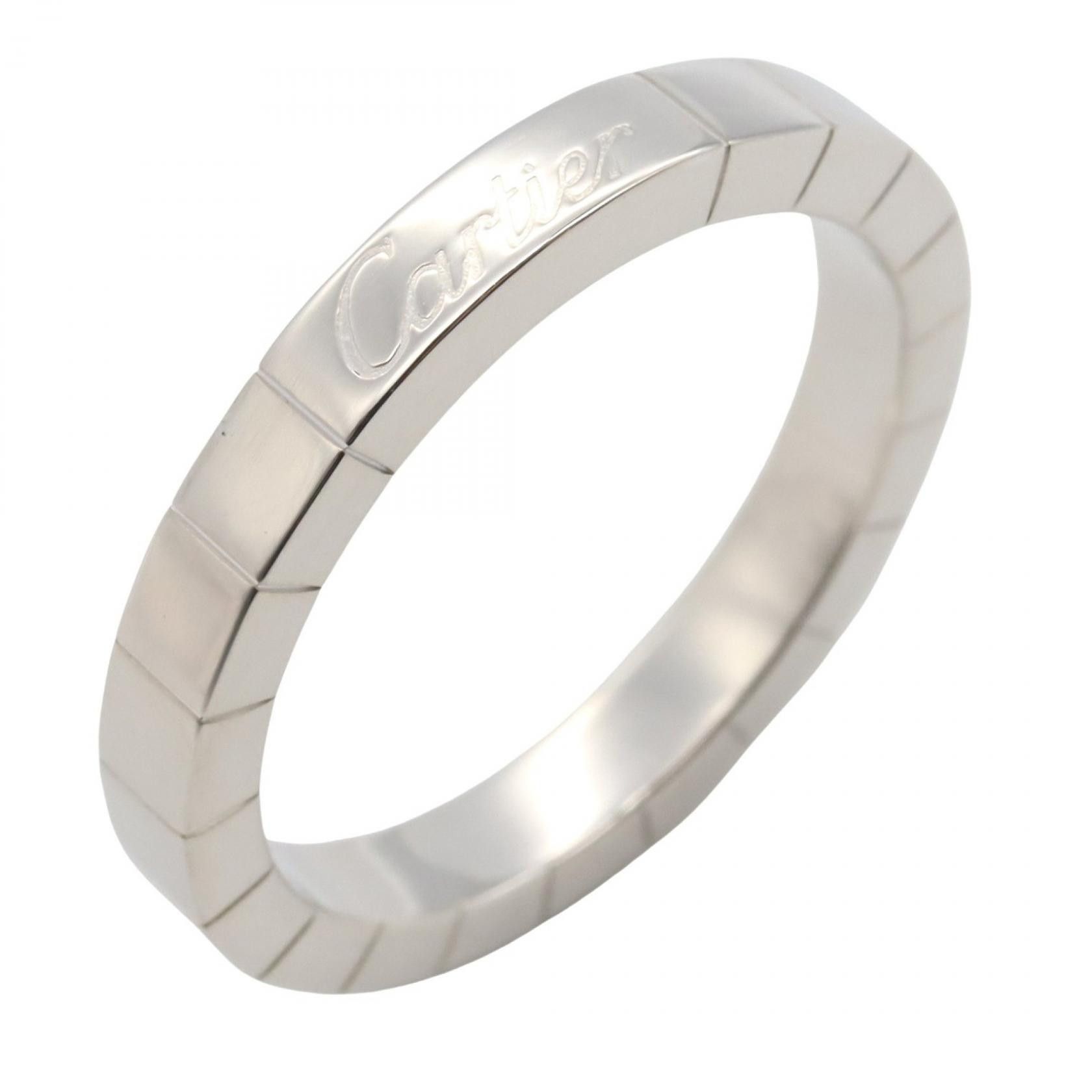 Cartier Cartier Cartier Lanieres Au750 White Gold Ring Size 14 Precious Metal Ring B4045055 DUTY FREE for USA Size ONE SIZE - 1 Thumbnail