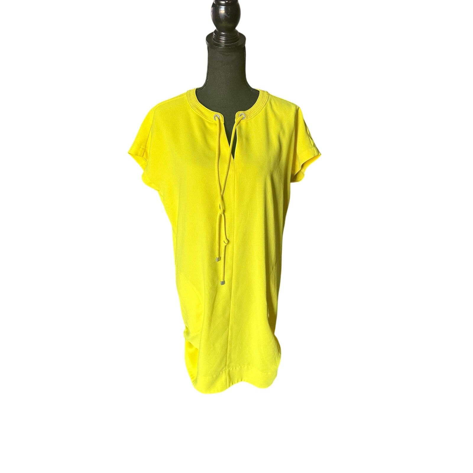 Lands' End Lands’ End Bright Tunic Dress | Keyhole Tie Neck Size M / US 6-8 / IT 42-44 - 1 Thumbnail