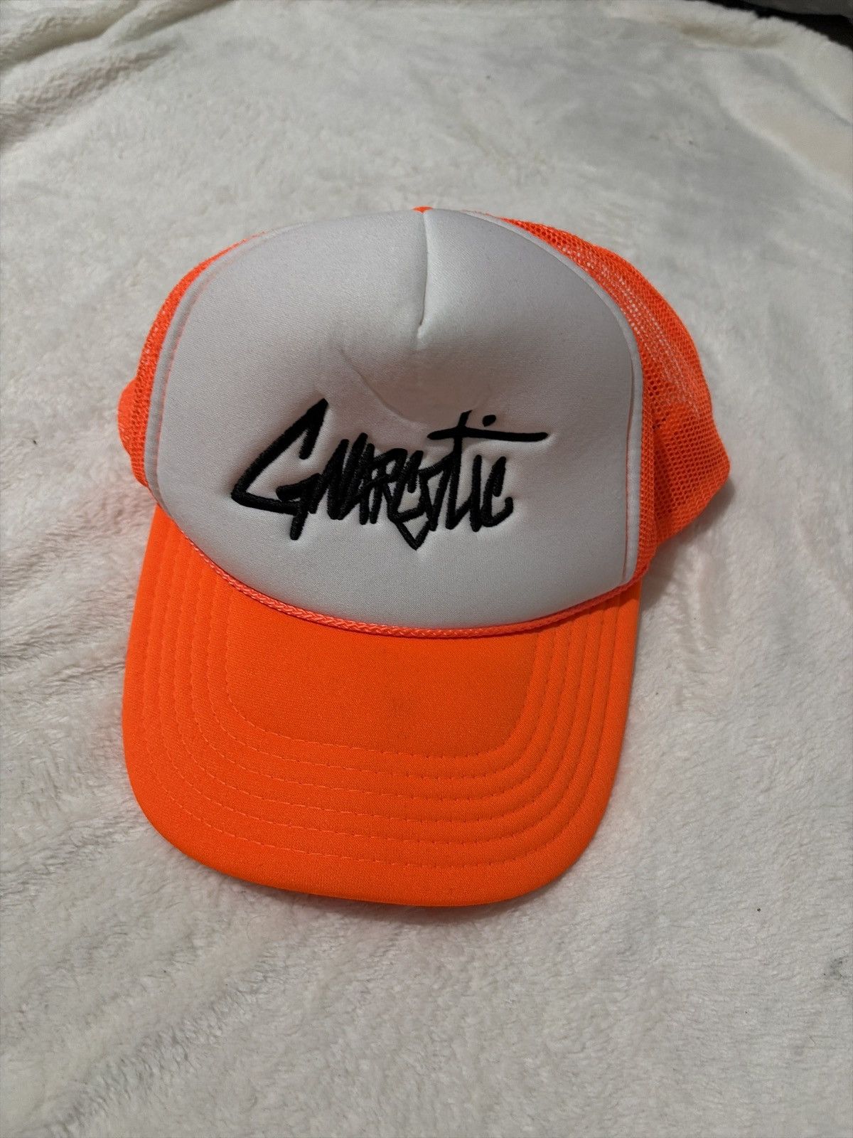 Gnarcotic Gnarcotic neon orange baseball hat Size ONE SIZE - 1 Thumbnail