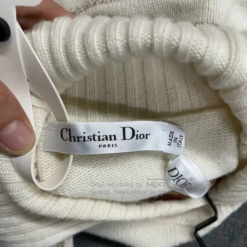 Dior Dior White Knit Pullover Sweater for Women . Size S / US 4 / IT 40 - 3 Thumbnail