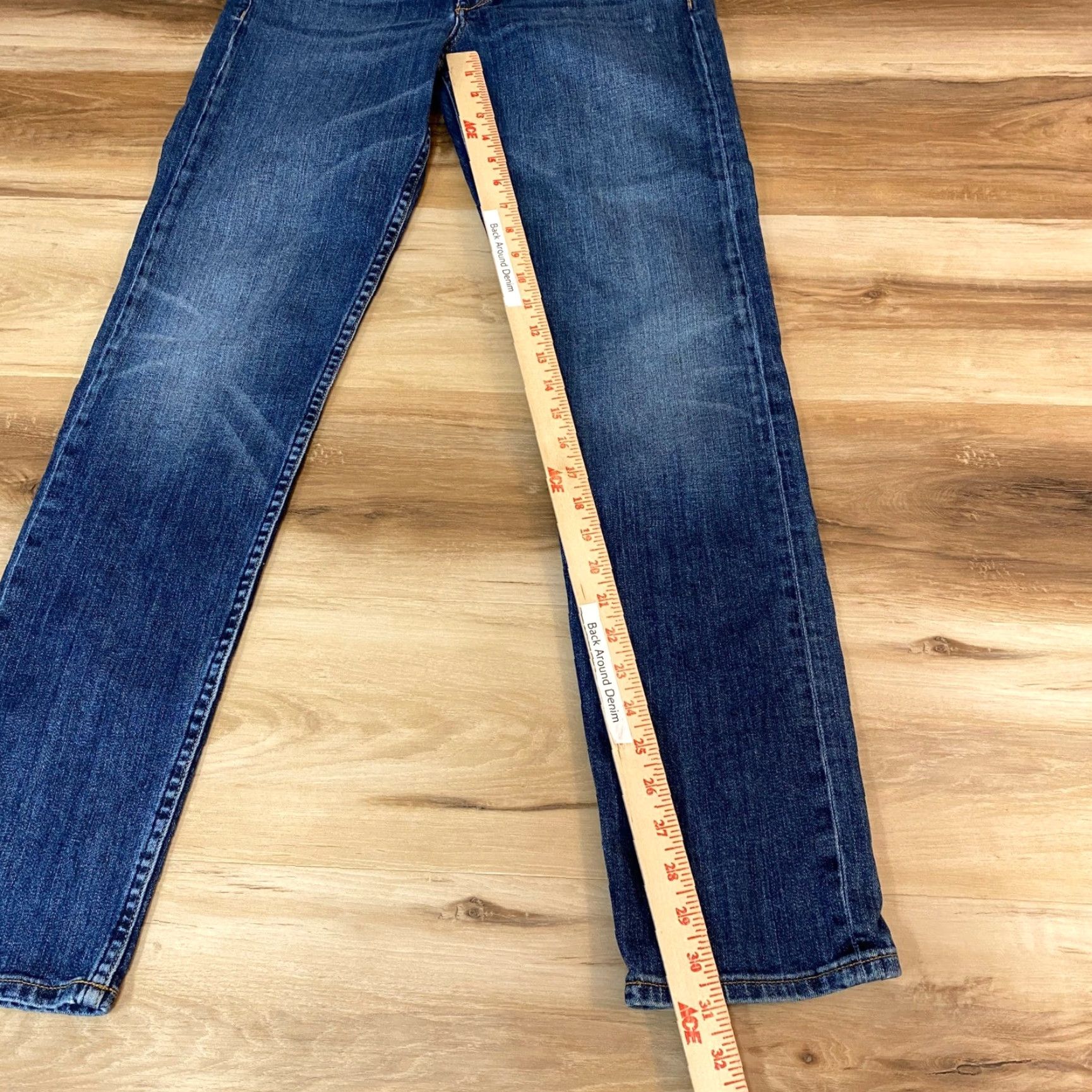 Rag & Bone Rag & bone Slim Jeans Mens 30 x 32 Blue Wash Button Fly Denim Cotton Polyester Blend Slim Fit Jeans Men Blu Size US 30 / EU 46 - 5 Thumbnail
