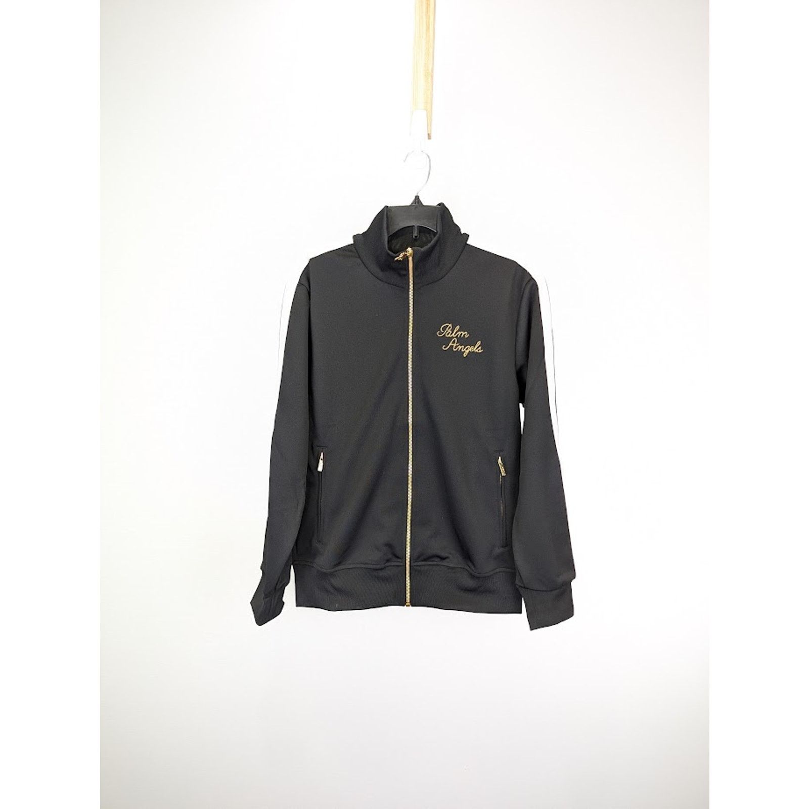 Palm Angels o1rshd1 Track Jacket in Black Gold Size US S / EU 44-46 / 1 - 1 Thumbnail