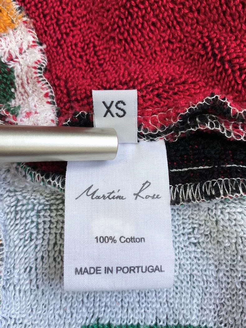 Martine Rose Martine Rose Towel Embroidered Hoodie Bar Towel Splicing H Size US XS / EU 42 / 0 - 6 Thumbnail